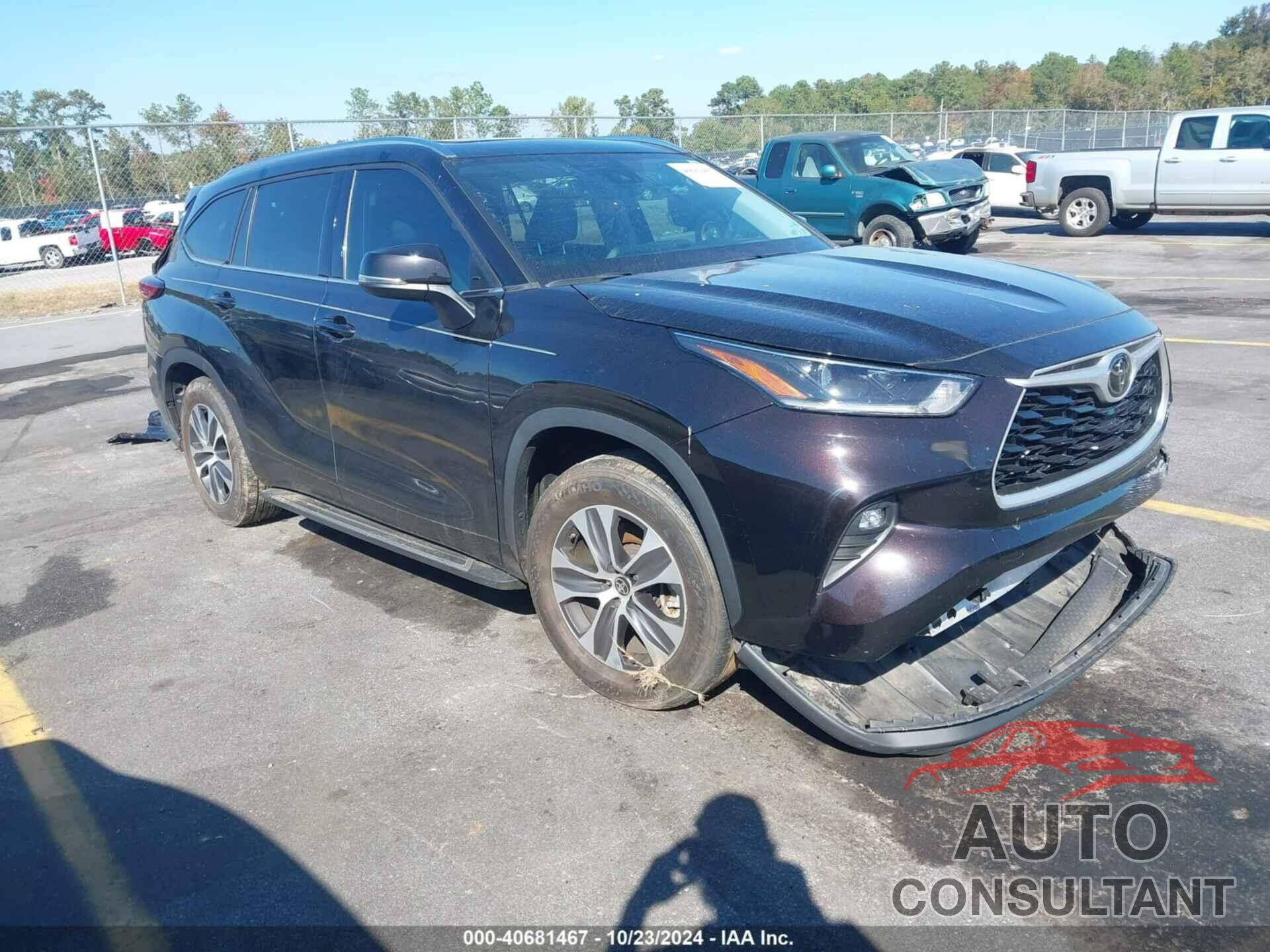 TOYOTA HIGHLANDER 2021 - 5TDGZRAH9MS088885