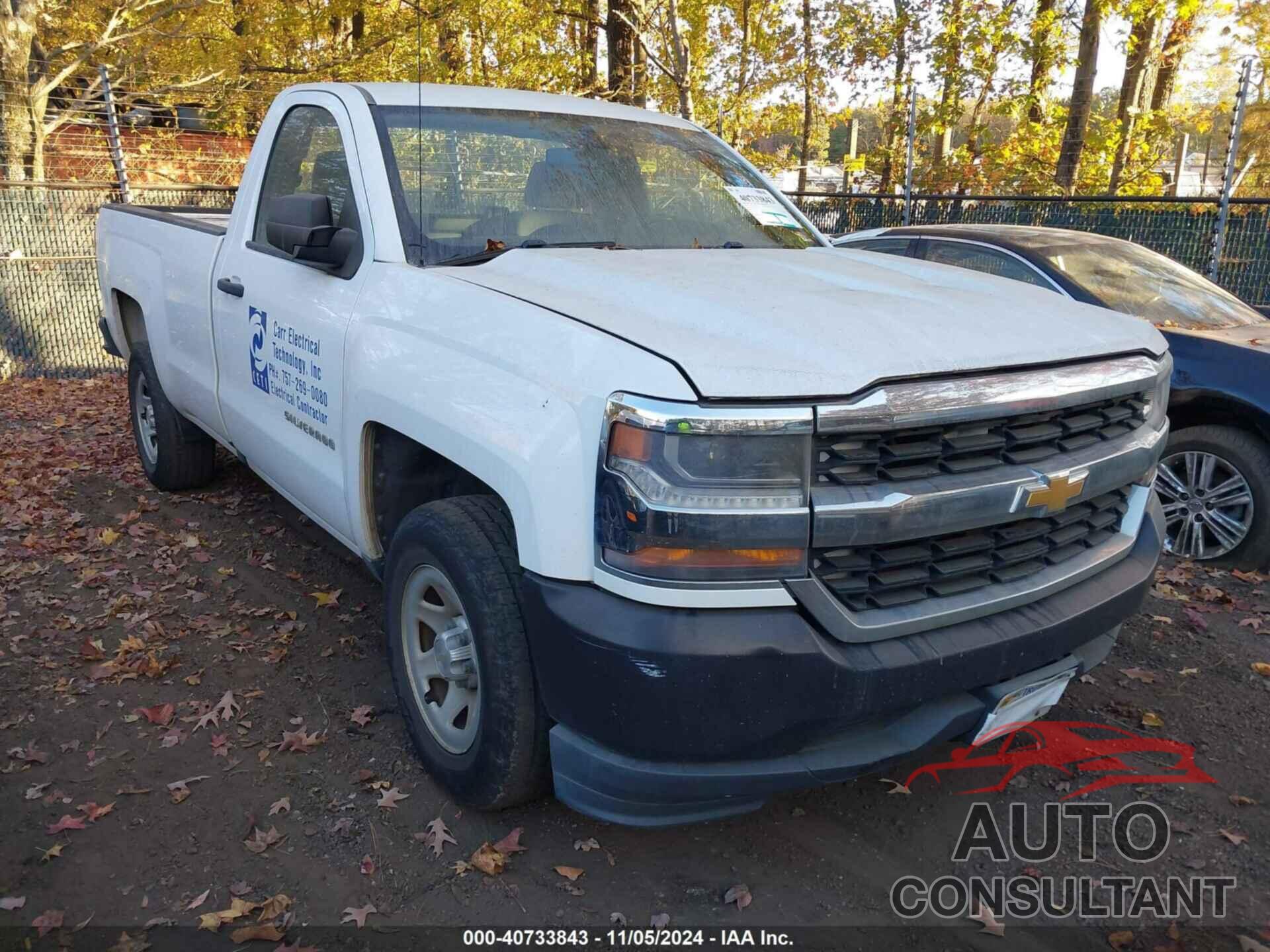 CHEVROLET SILVERADO 1500 2016 - 1GCNCNEH4GZ233362