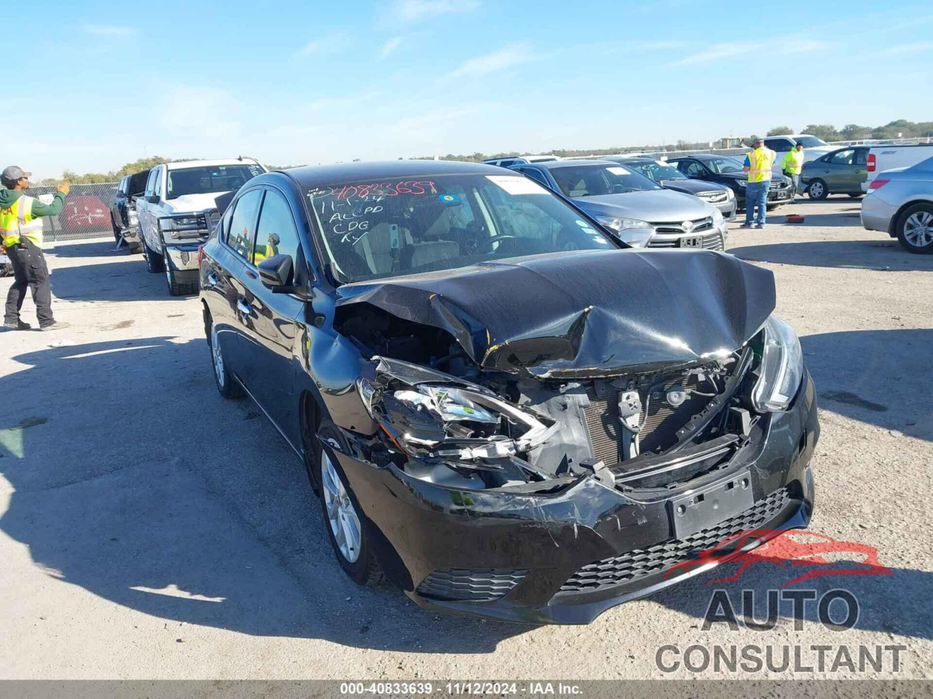 NISSAN SENTRA 2019 - 3N1AB7APXKY245466