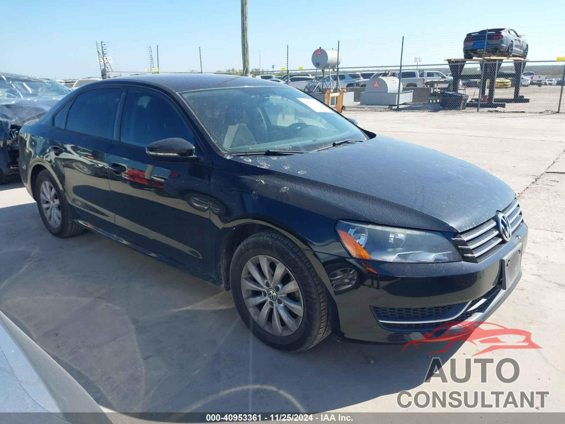 VOLKSWAGEN PASSAT 2012 - 1VWAH7A30CC099191