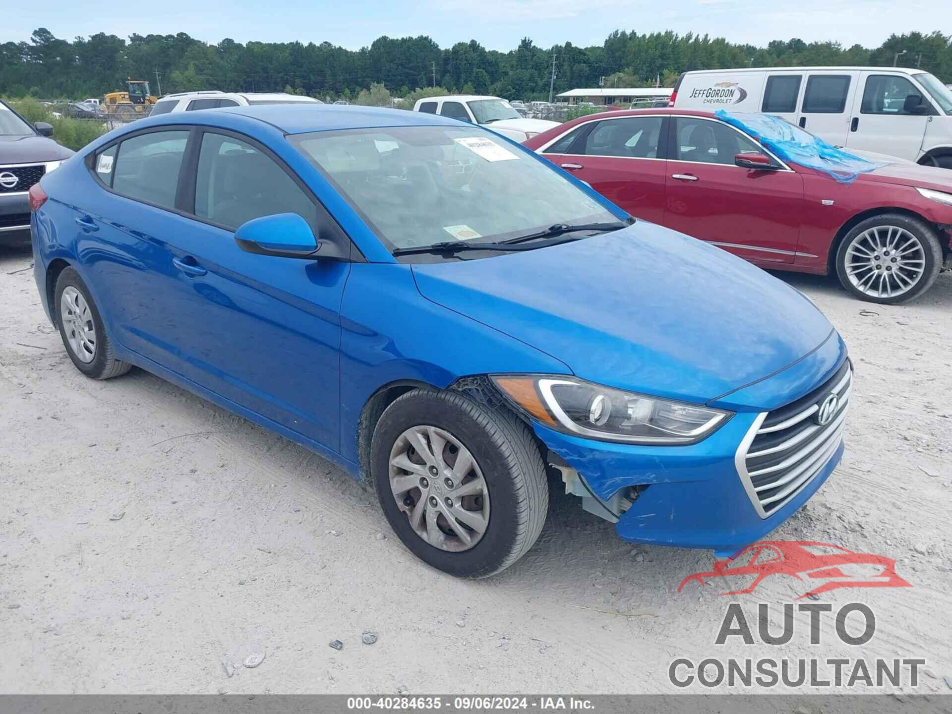 HYUNDAI ELANTRA 2018 - 5NPD74LF1JH293299