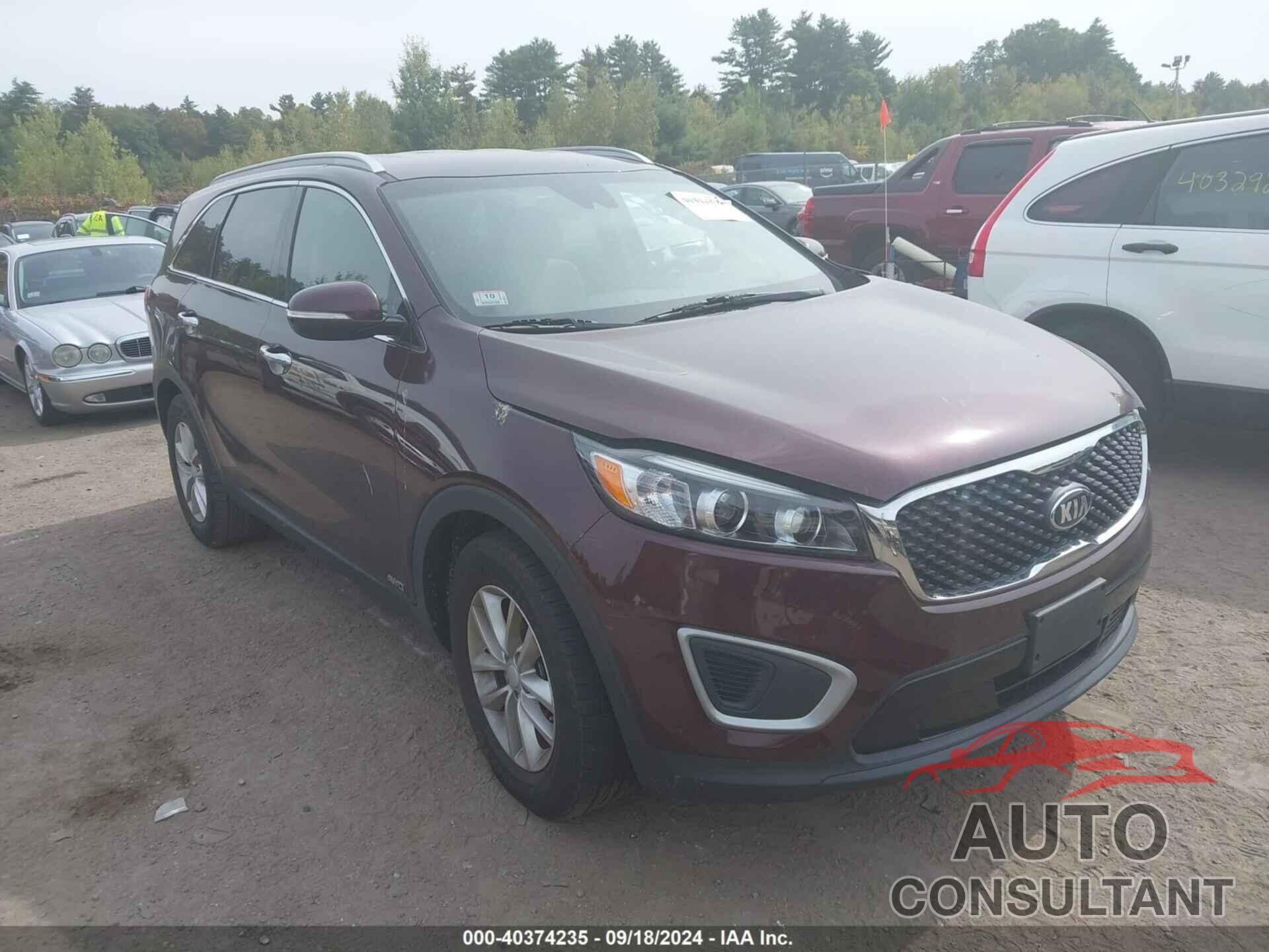 KIA SORENTO 2018 - 5XYPGDA36JG410212