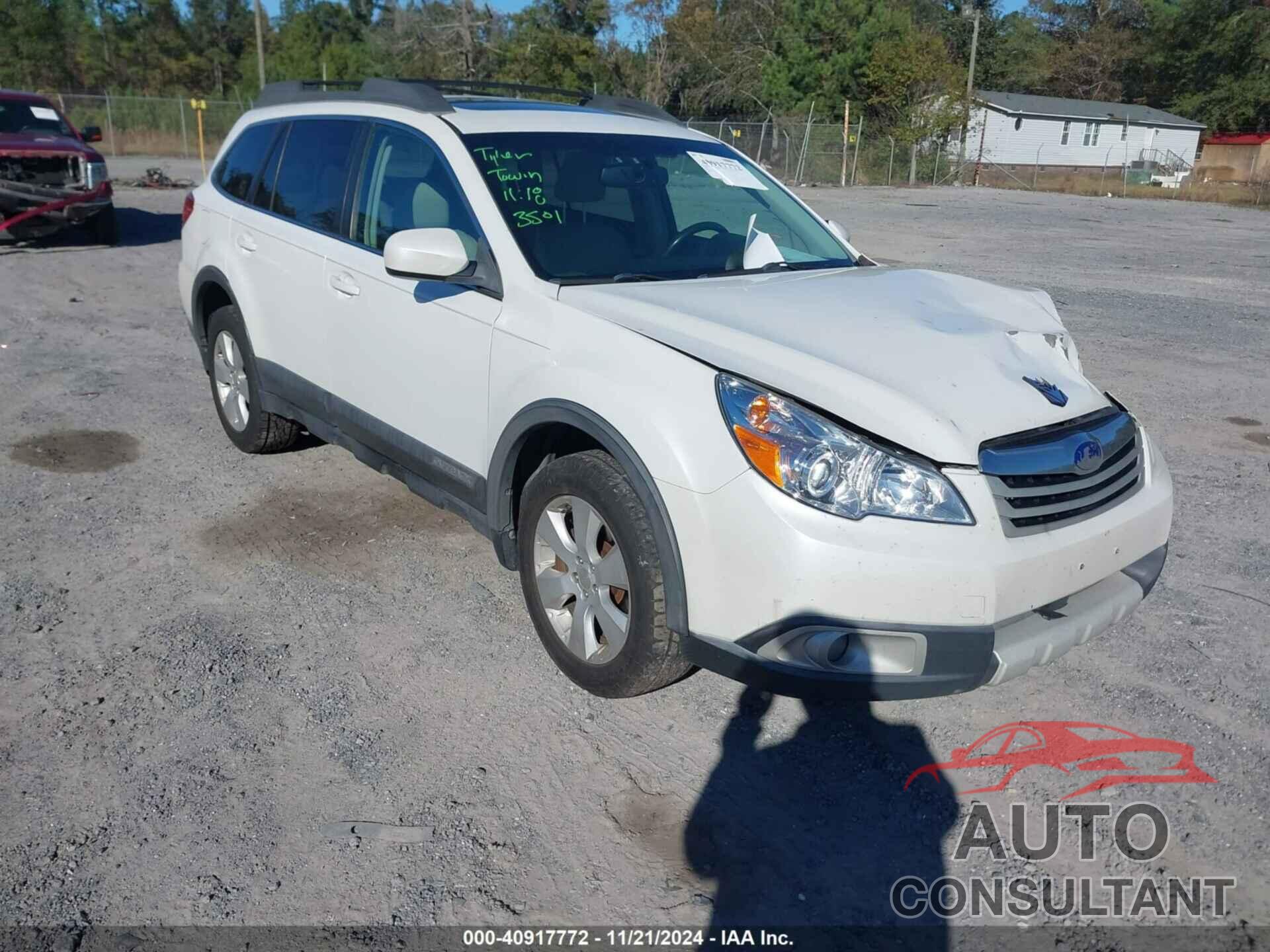 SUBARU OUTBACK 2011 - 4S4BRBLC8B3420330