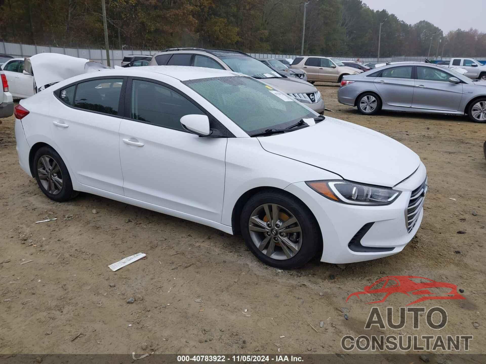 HYUNDAI ELANTRA 2018 - 5NPD84LF6JH324821