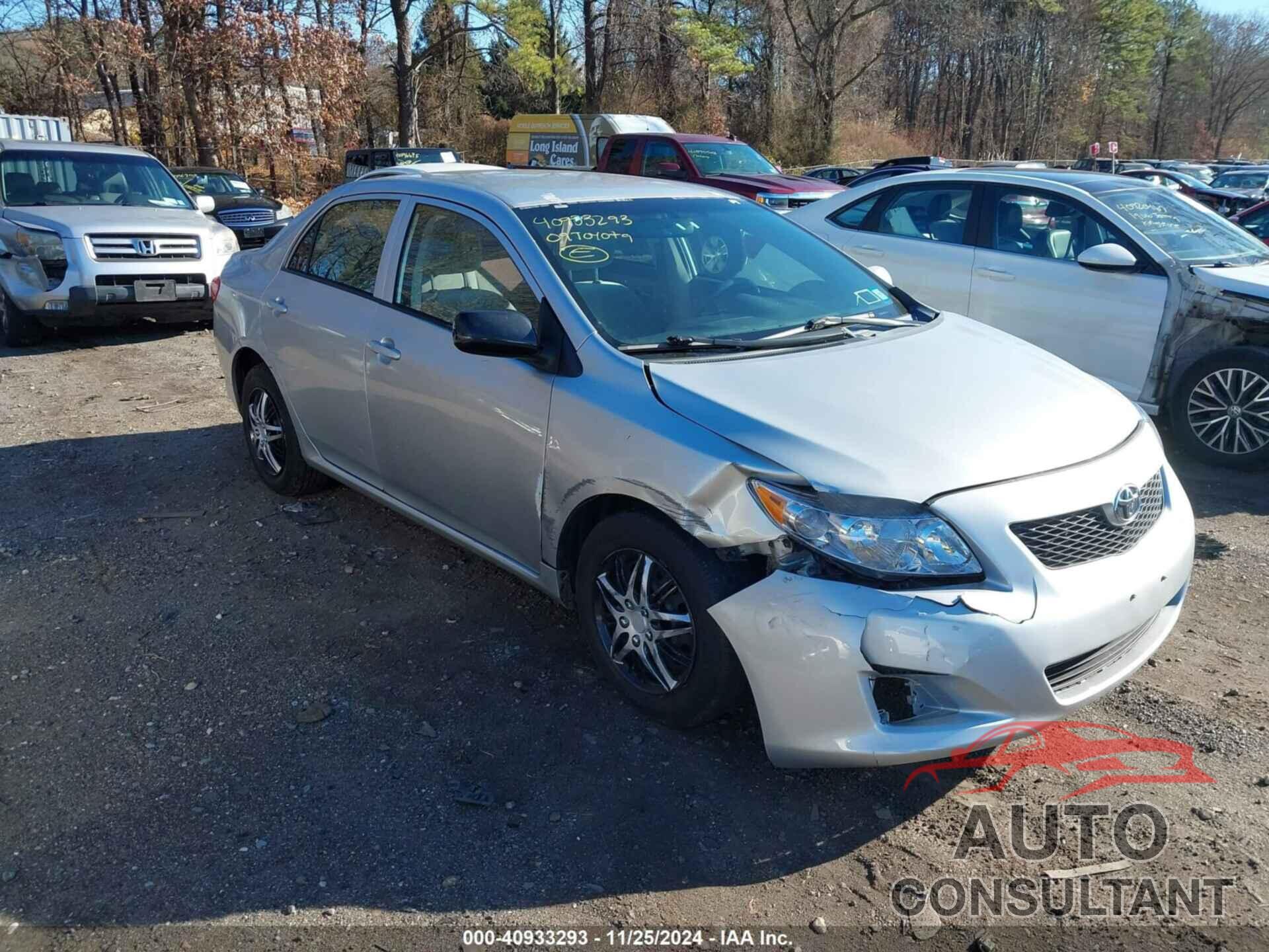 TOYOTA COROLLA 2009 - JTDBL40E79J051313