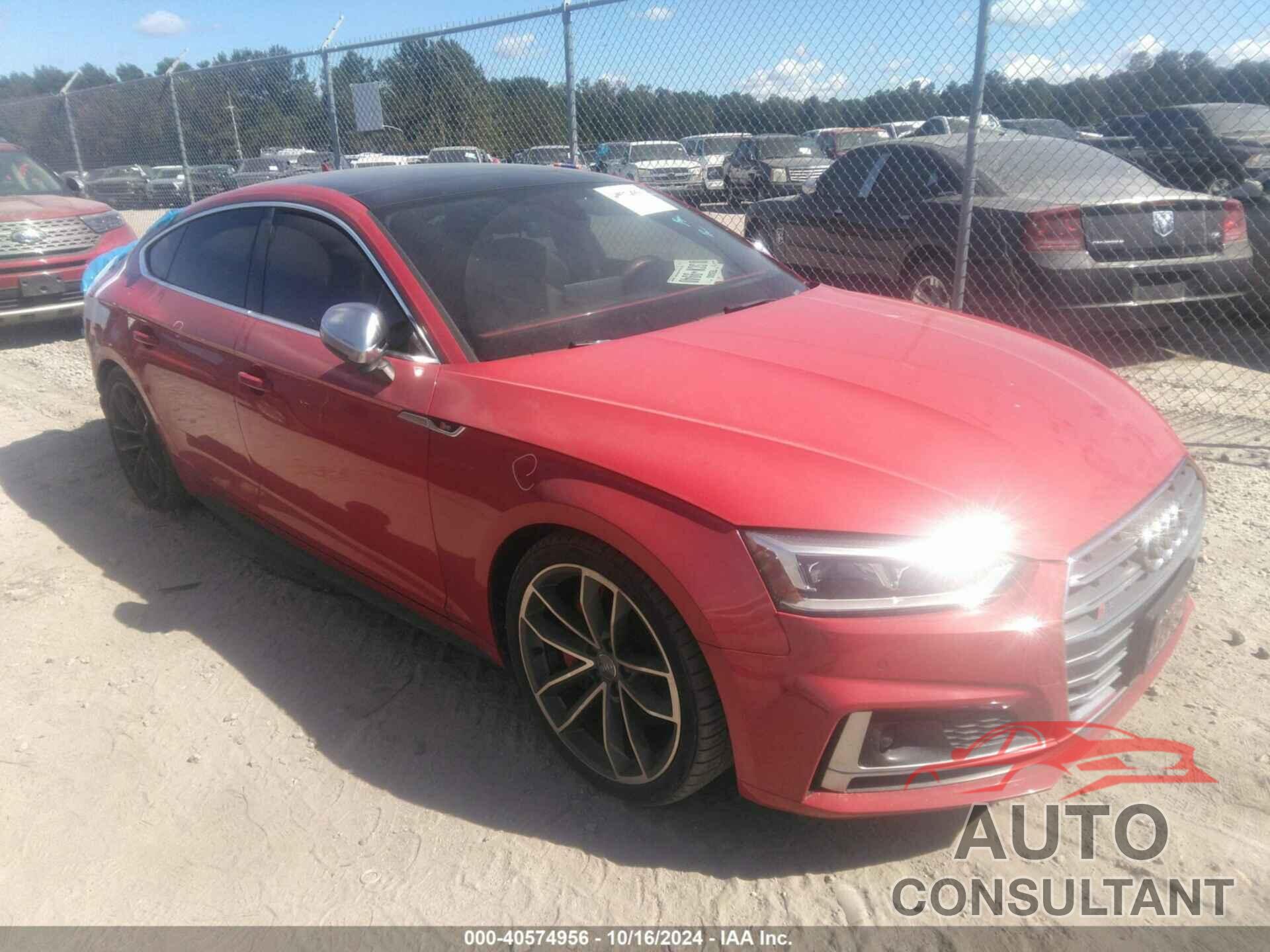 AUDI S5 2018 - WAUC4CF53JA038854