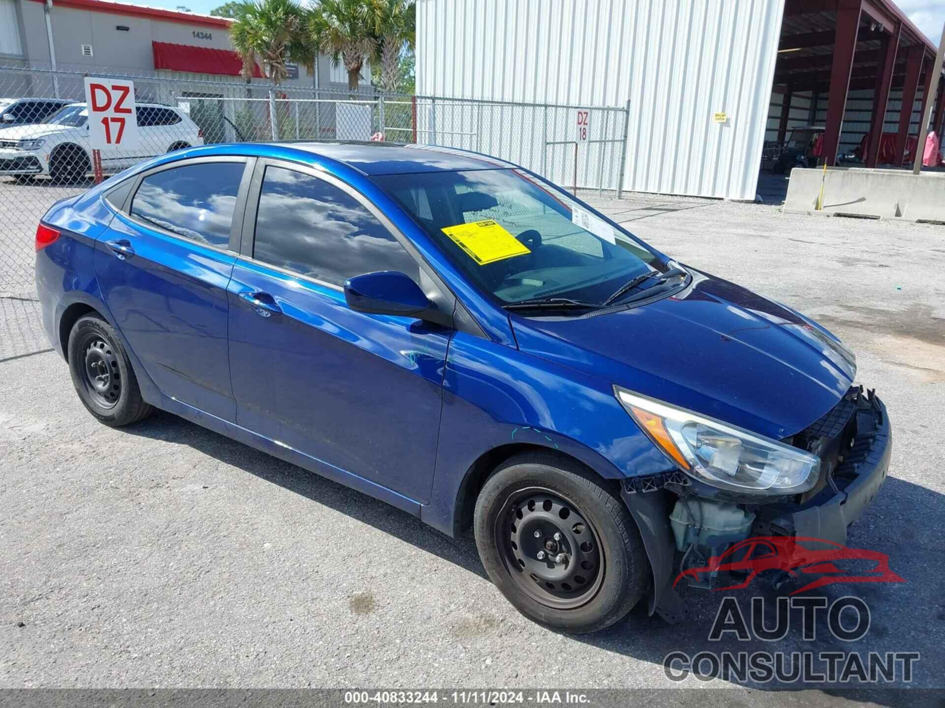 HYUNDAI ACCENT 2017 - KMHCT4AE4HU249908