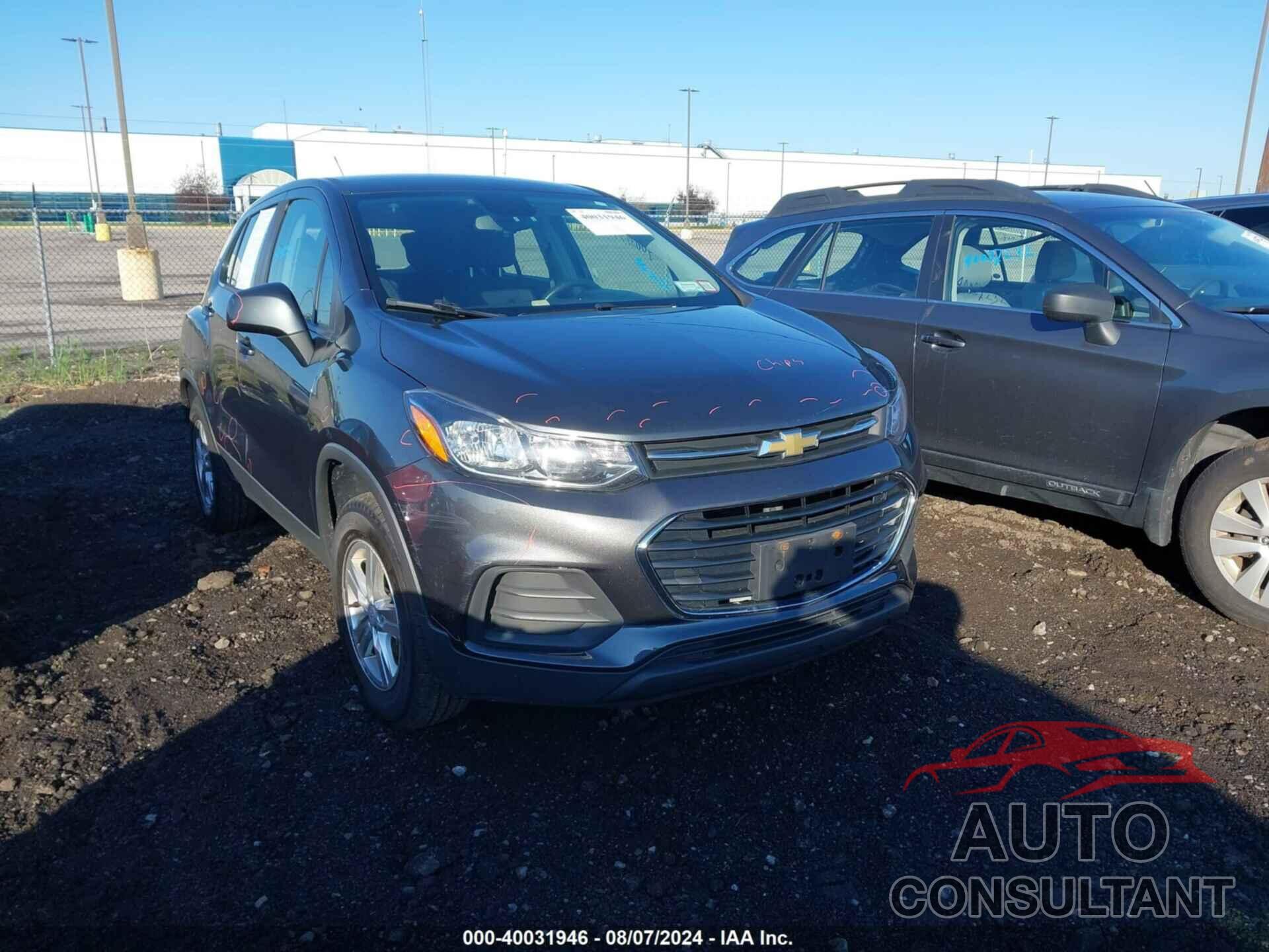 CHEVROLET TRAX 2019 - 3GNCJNSB4KL141608