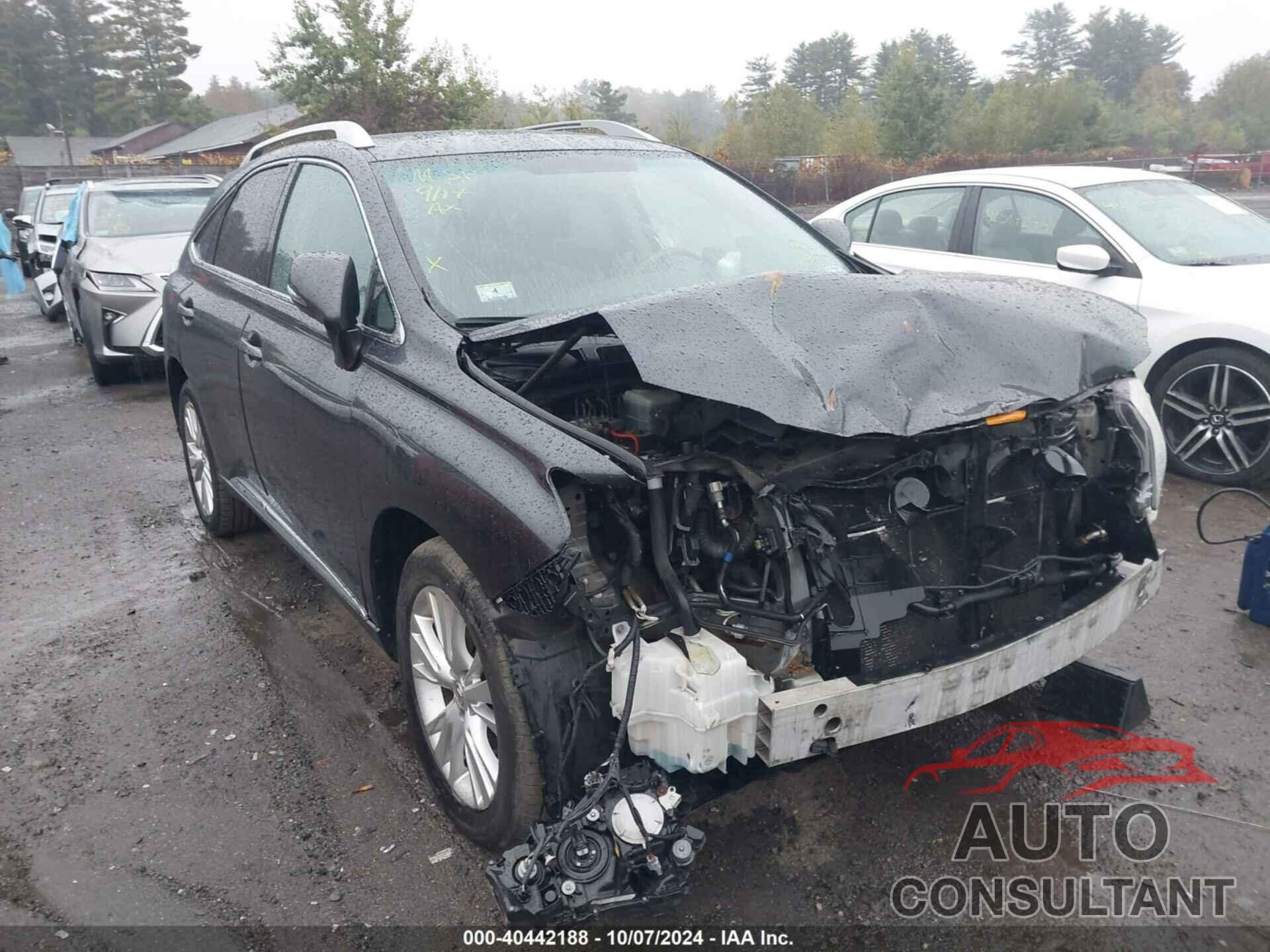 LEXUS RX 450H 2011 - JTJBC1BA7B2035473