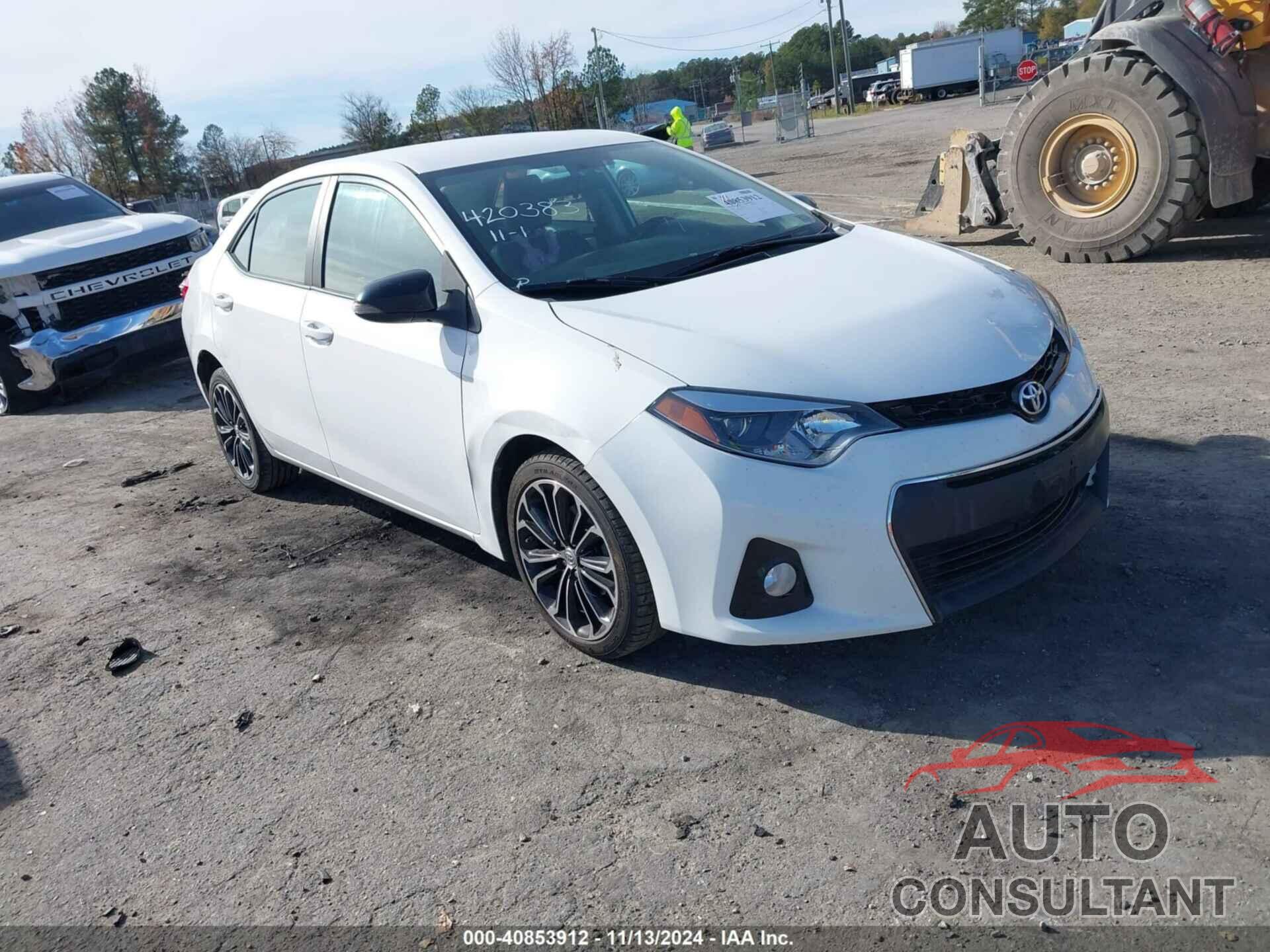 TOYOTA COROLLA 2016 - 2T1BURHE6GC714703