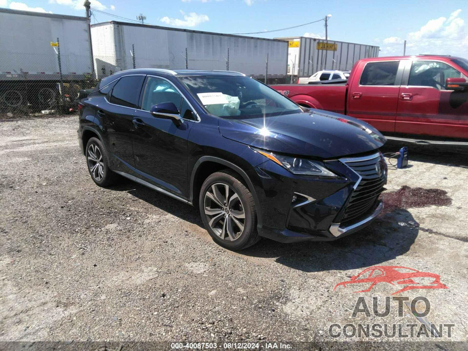 LEXUS RX 350 2018 - 2T2BZMCAXJC165616