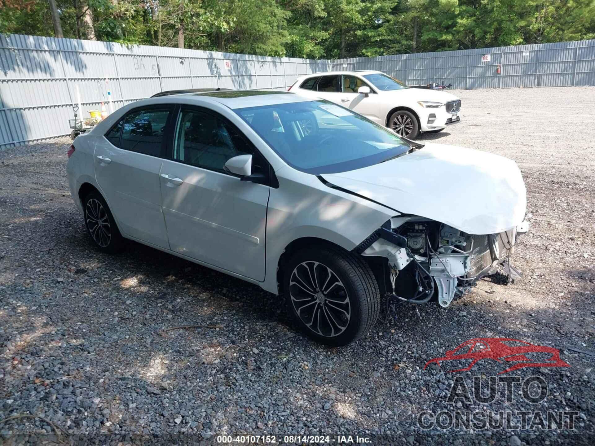 TOYOTA COROLLA 2016 - 2T1BURHE9GC505956