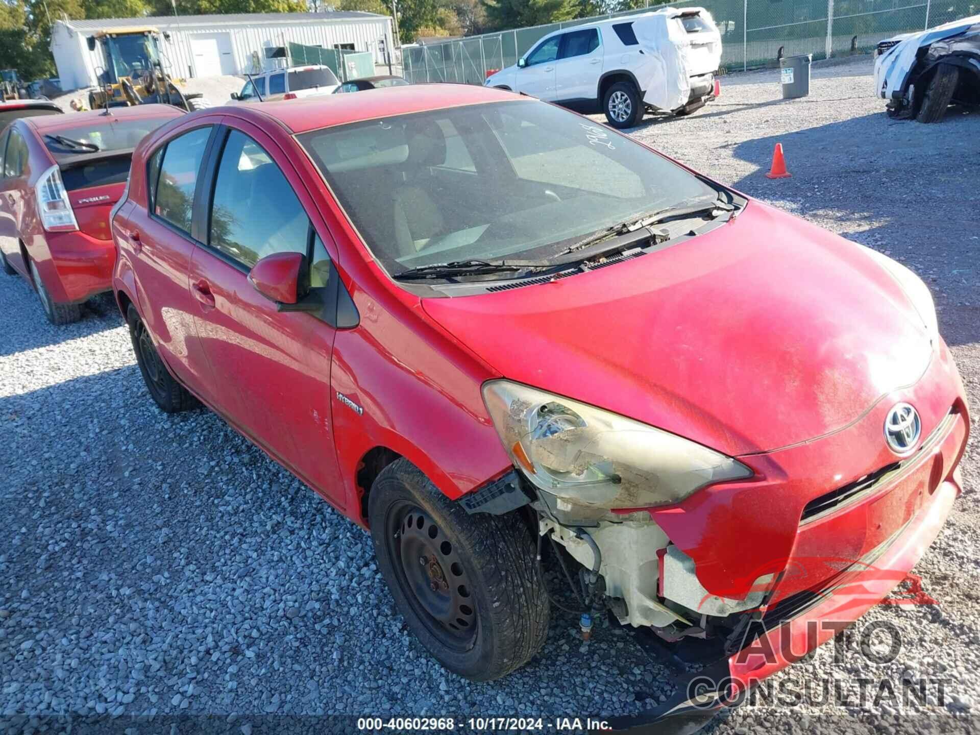 TOYOTA PRIUS C 2012 - JTDKDTB33C1522500