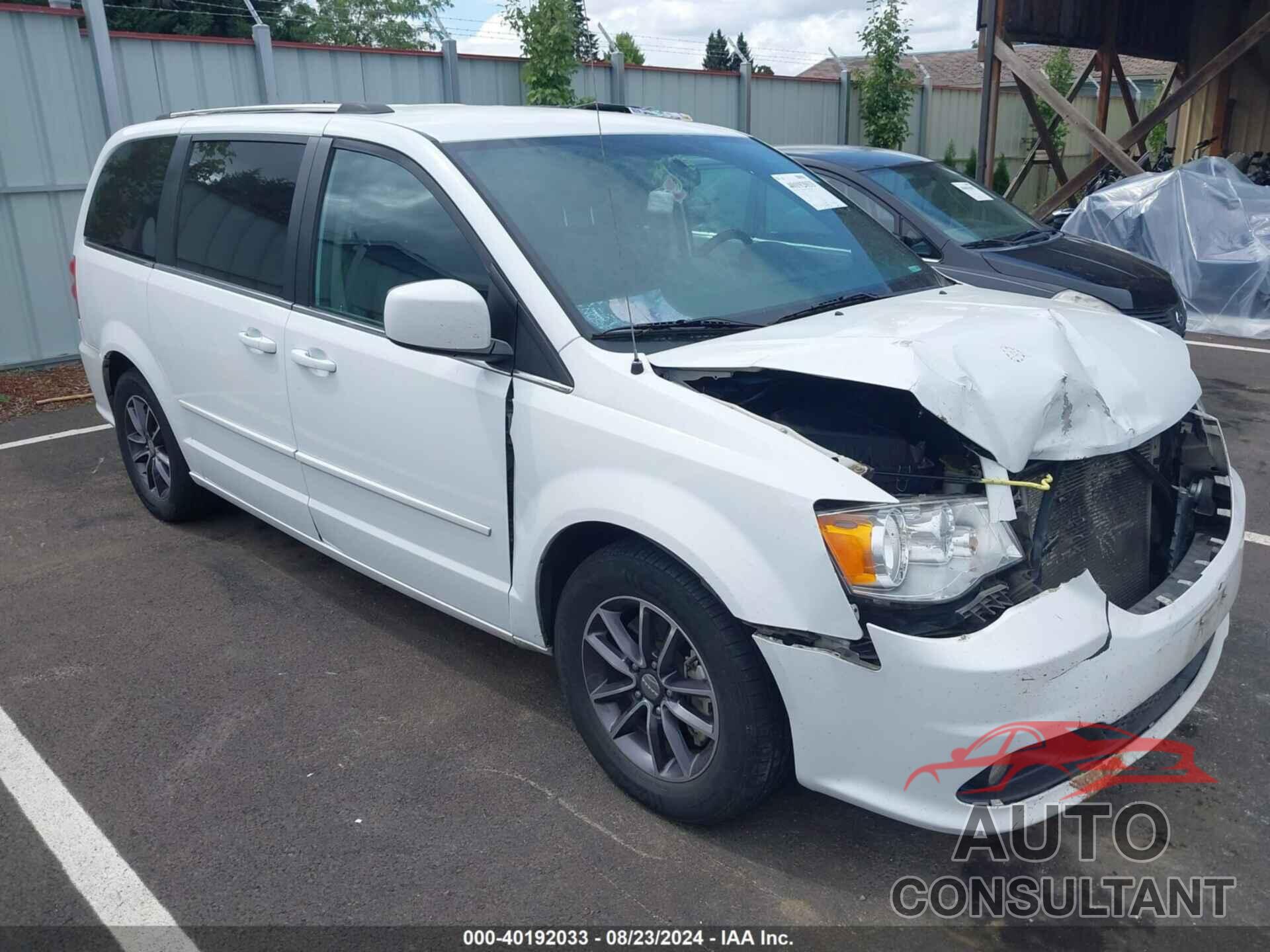 DODGE GRAND CARAVAN 2017 - 2C4RDGCG0HR808136