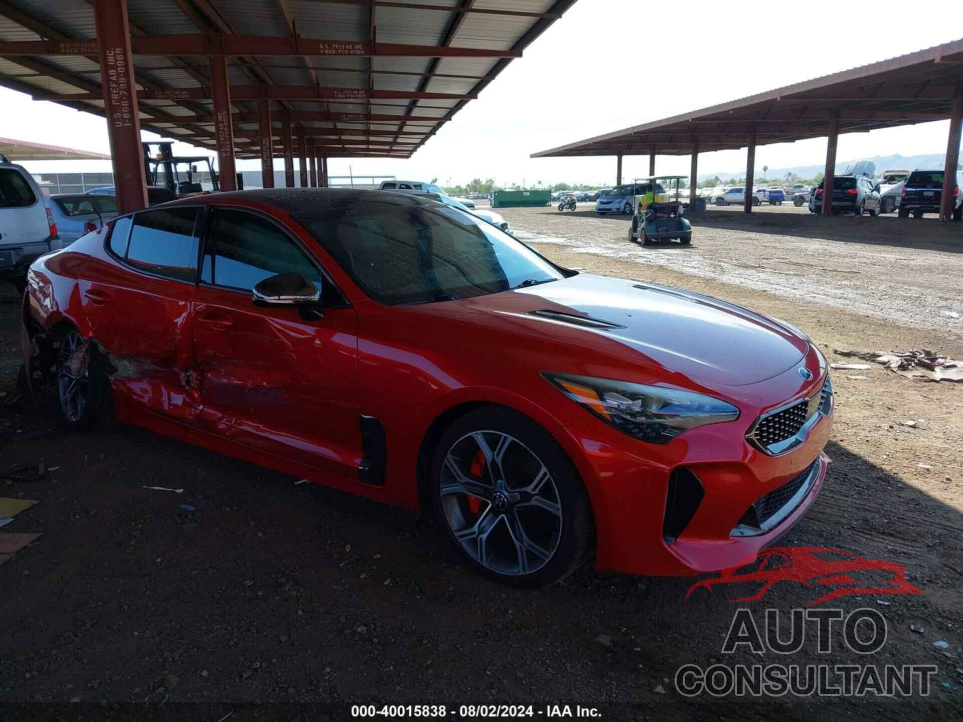 KIA STINGER 2018 - KNAE55LCXJ6033514