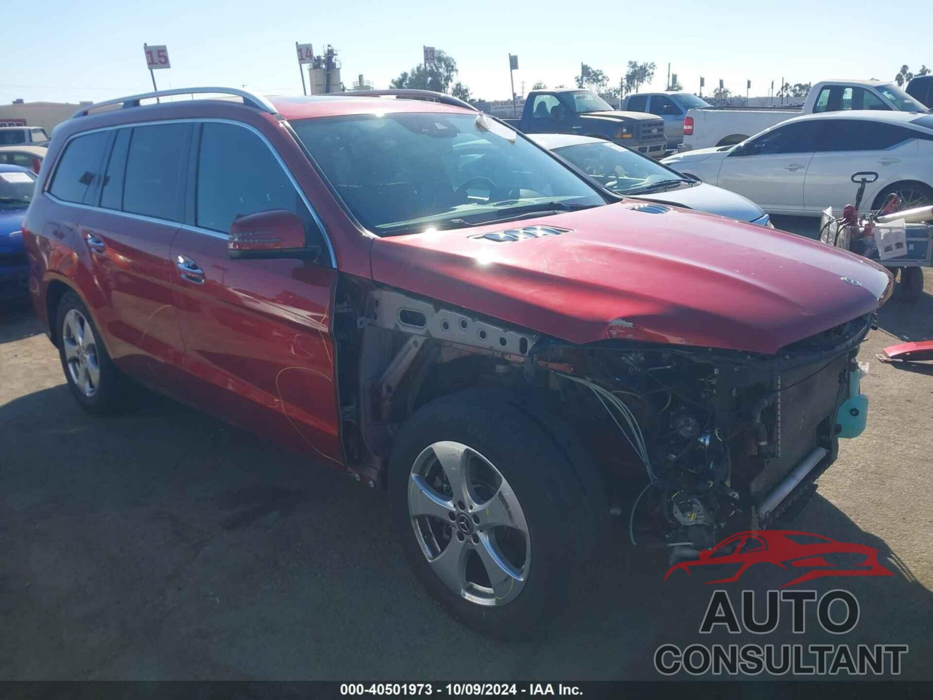 MERCEDES-BENZ GLS 450 2017 - 4JGDF6EE0HA956667