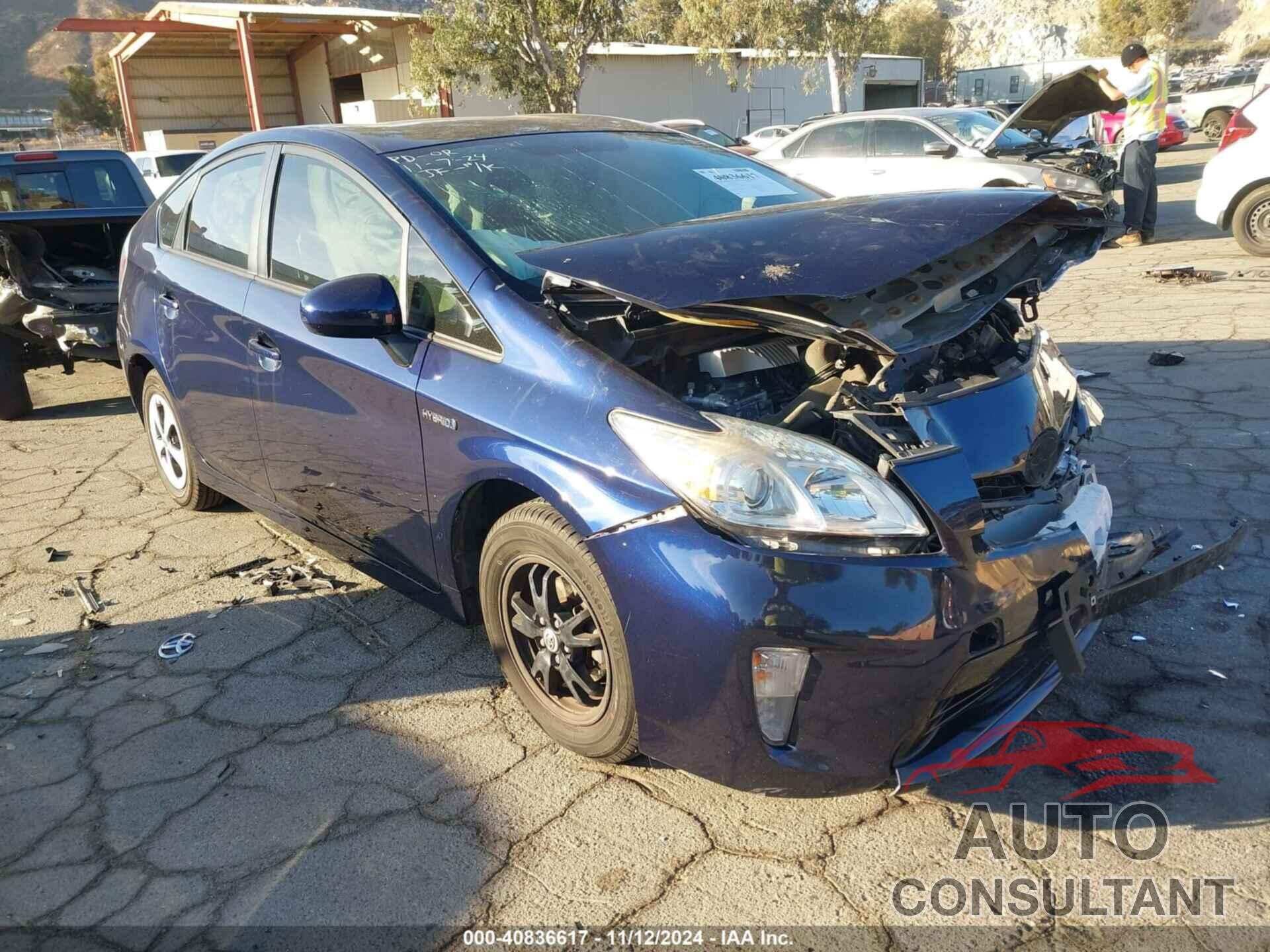 TOYOTA PRIUS 2014 - JTDKN3DU5E0386110