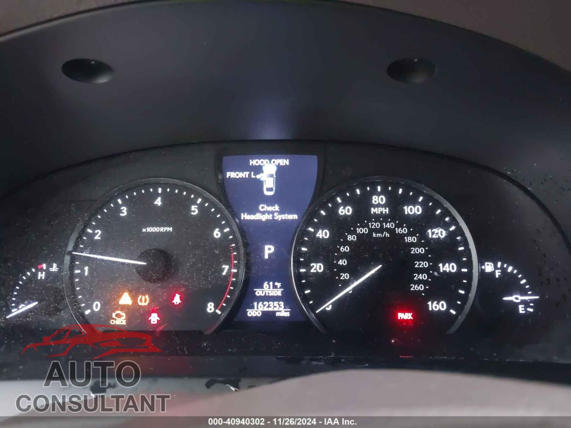 LEXUS LS 460 2013 - JTHGL5EF9D5048118
