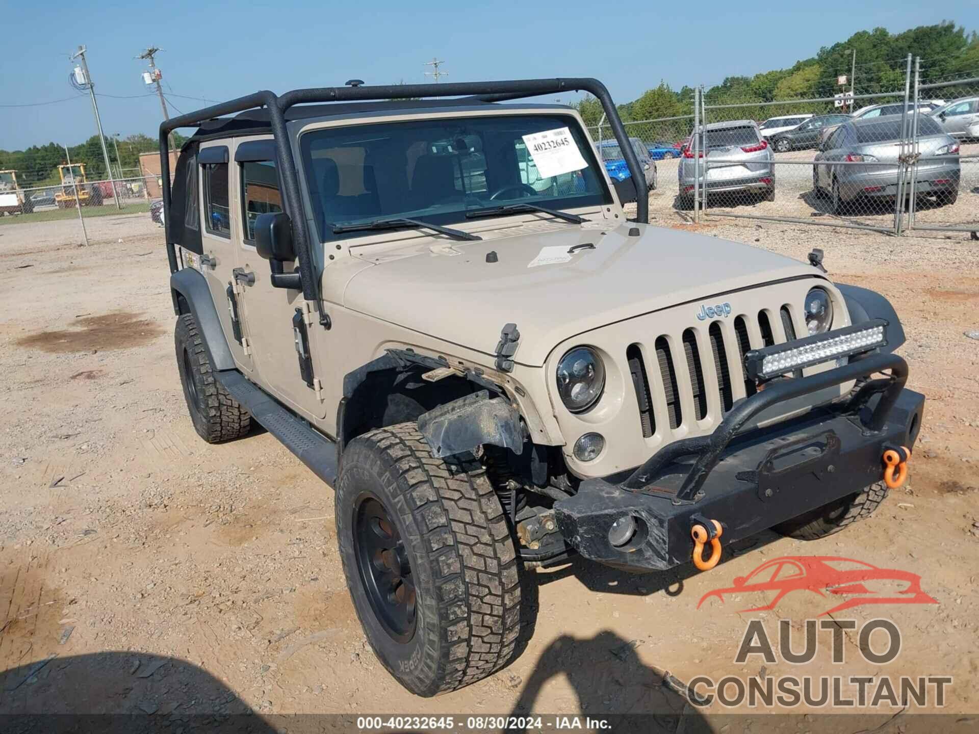 JEEP WRANGLER UNLIMITED 2016 - 1C4BJWDG0GL233269