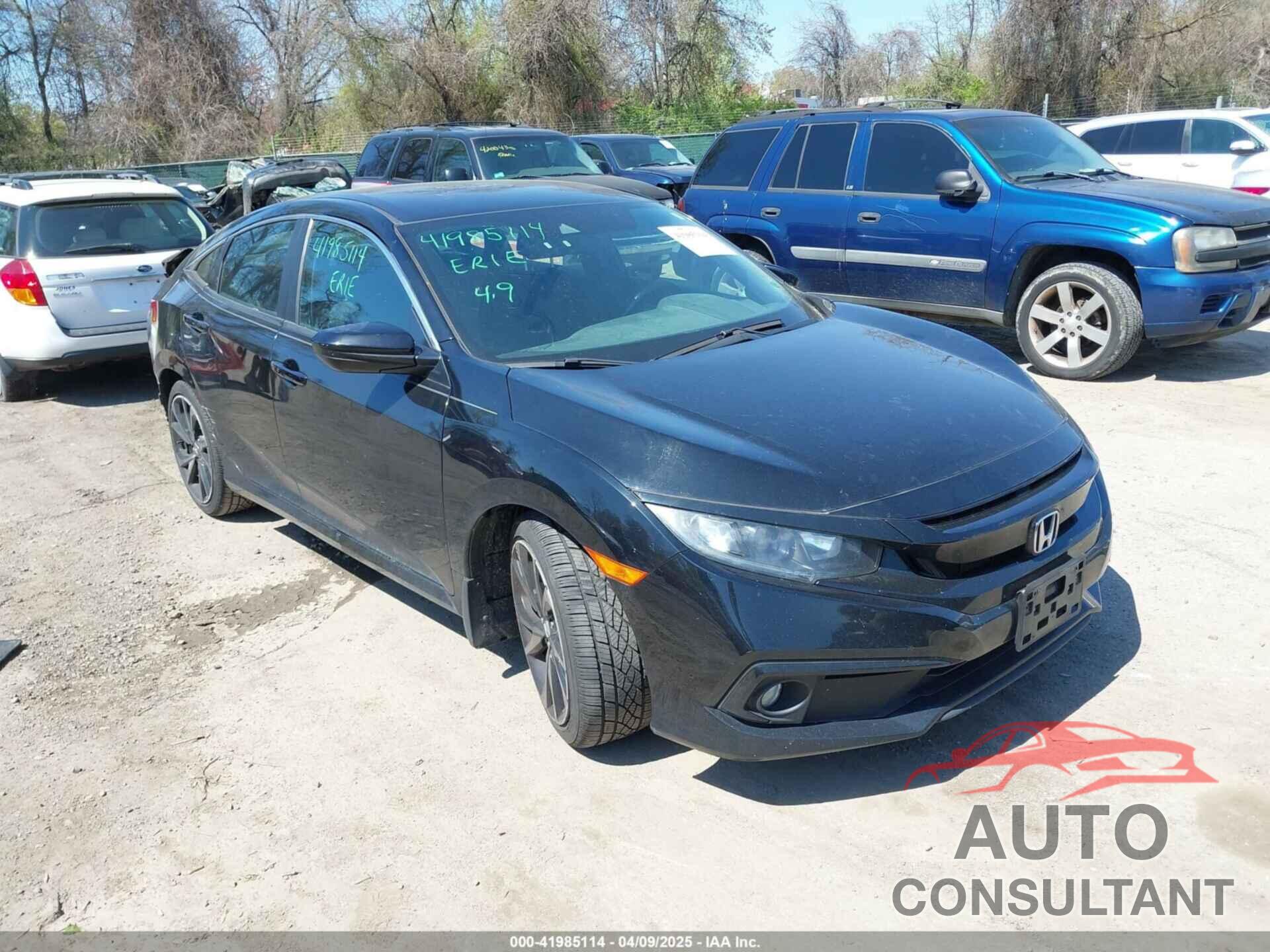 HONDA CIVIC 2019 - 2HGFC2F89KH569861