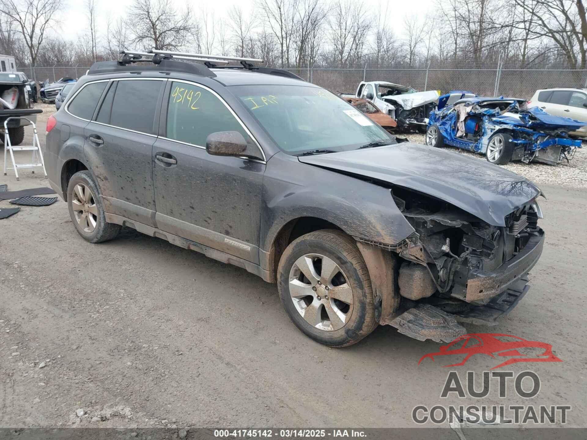 SUBARU OUTBACK 2010 - 4S4BRBKC6A3386212