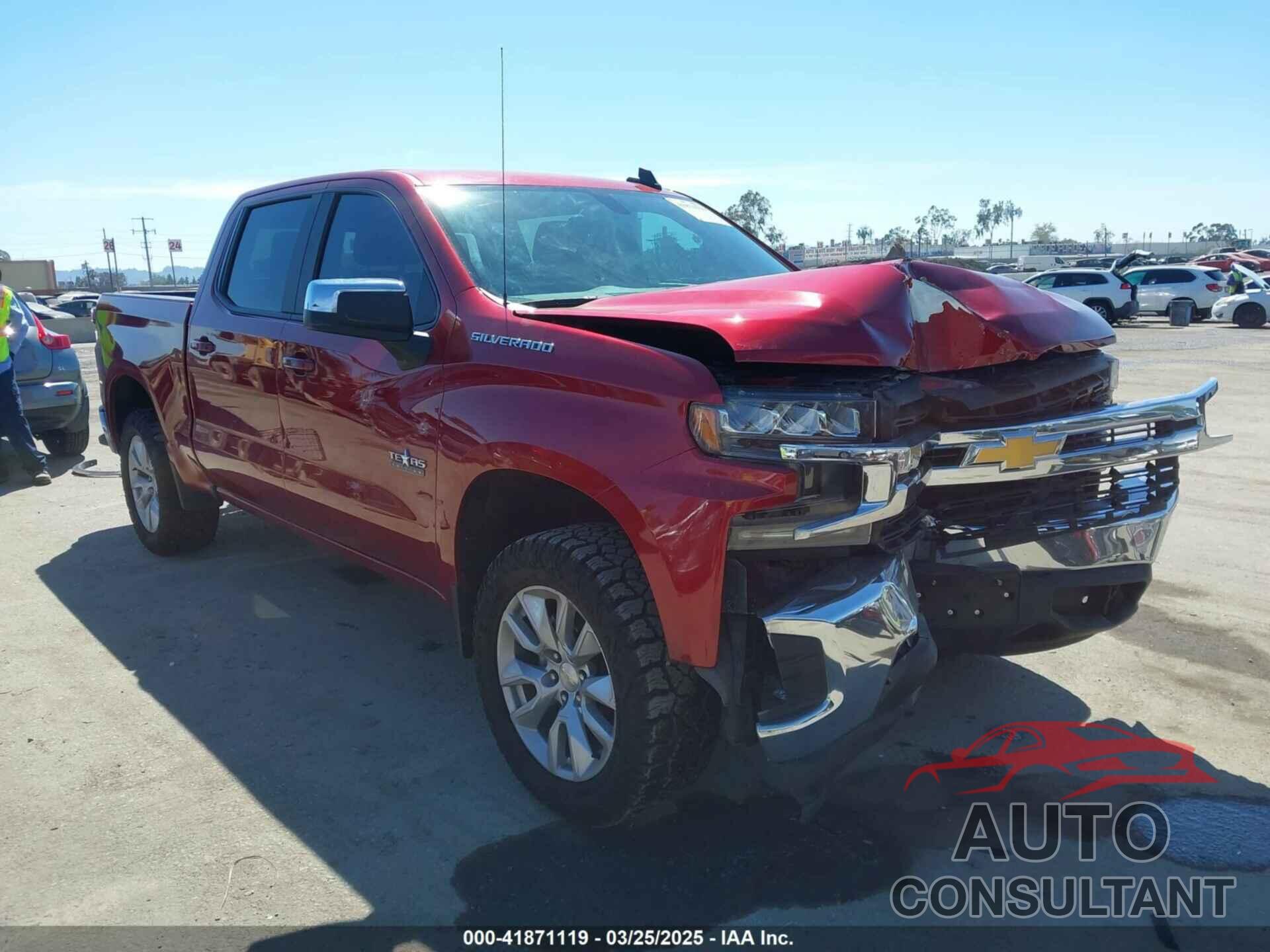 CHEVROLET SILVERADO 1500 2019 - 3GCPWCED1KG184602