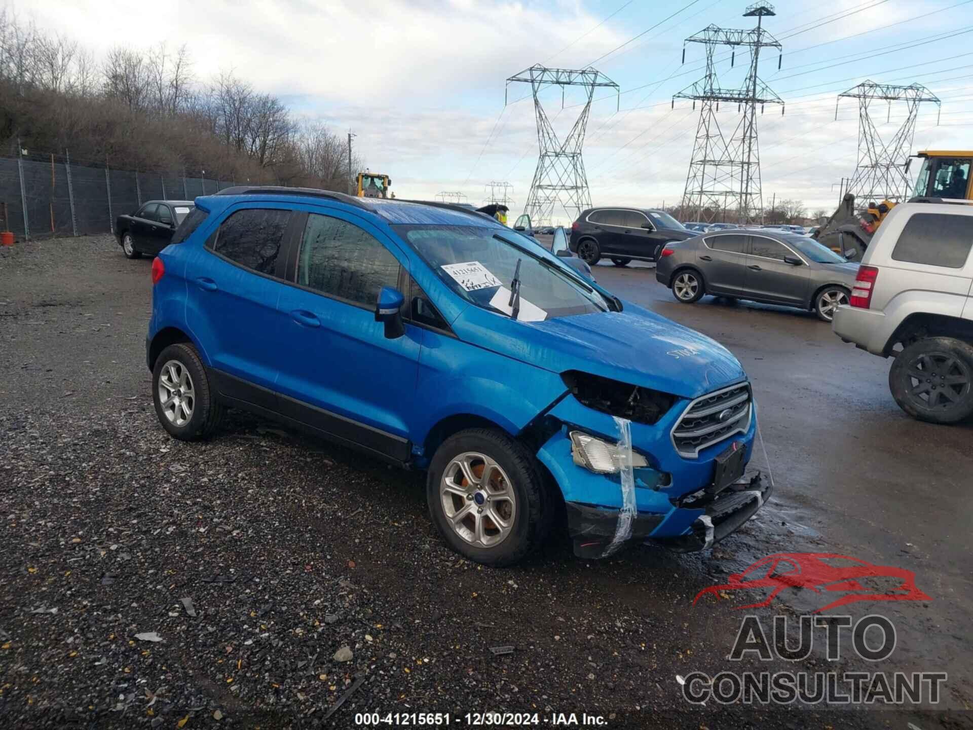 FORD ECOSPORT 2018 - MAJ6P1UL5JC242210