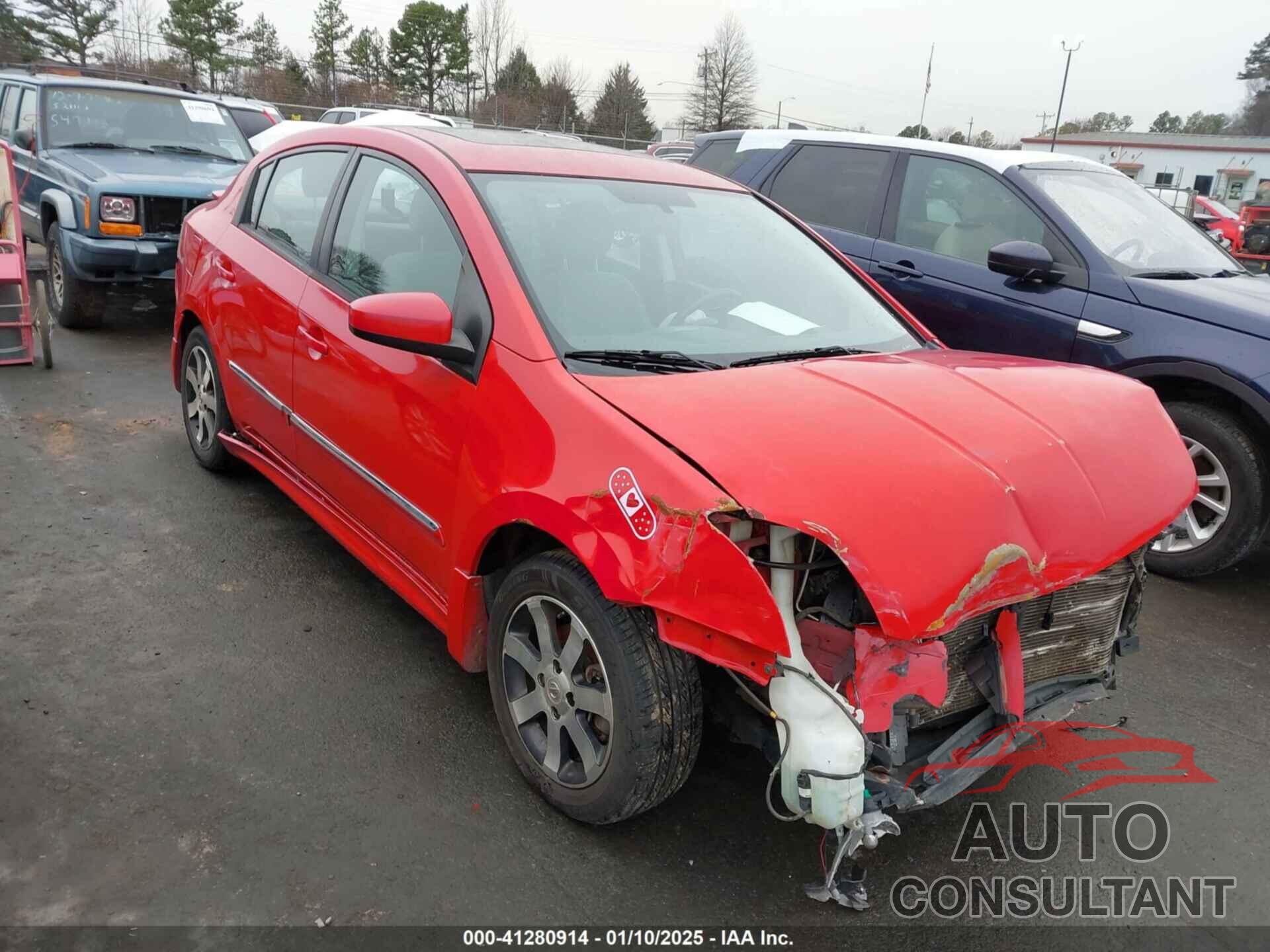 NISSAN SENTRA 2012 - 3N1AB6AP7CL750955