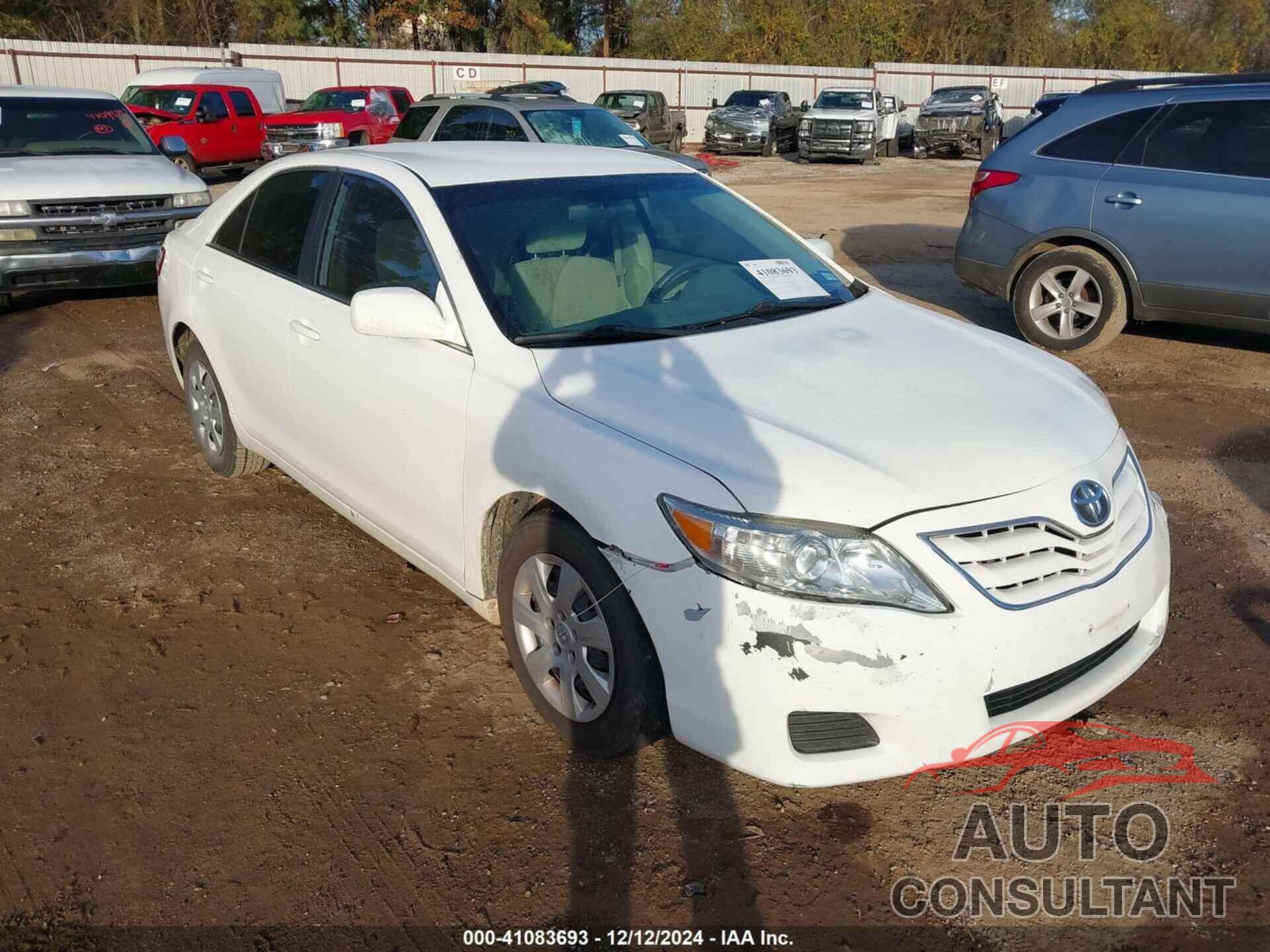 TOYOTA CAMRY 2010 - 4T1BF3EK8AU527339