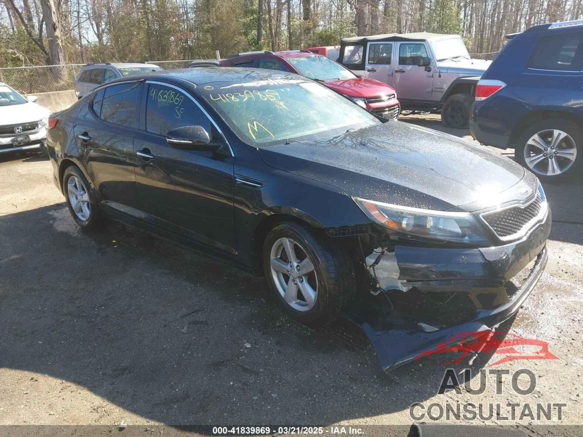 KIA OPTIMA 2014 - 5XXGM4A71EG270298