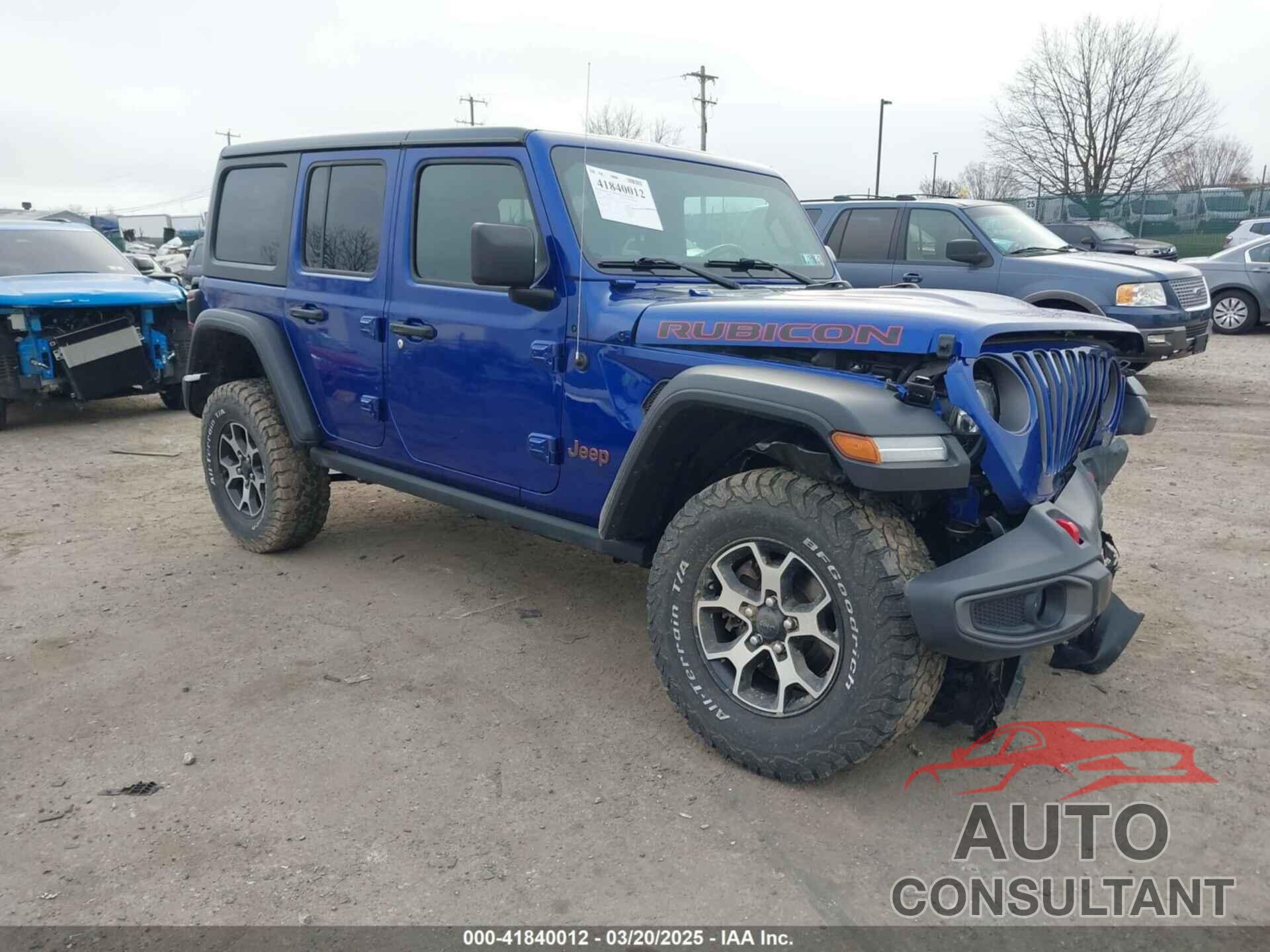 JEEP WRANGLER UNLIMITED 2020 - 1C4HJXFG9LW107191