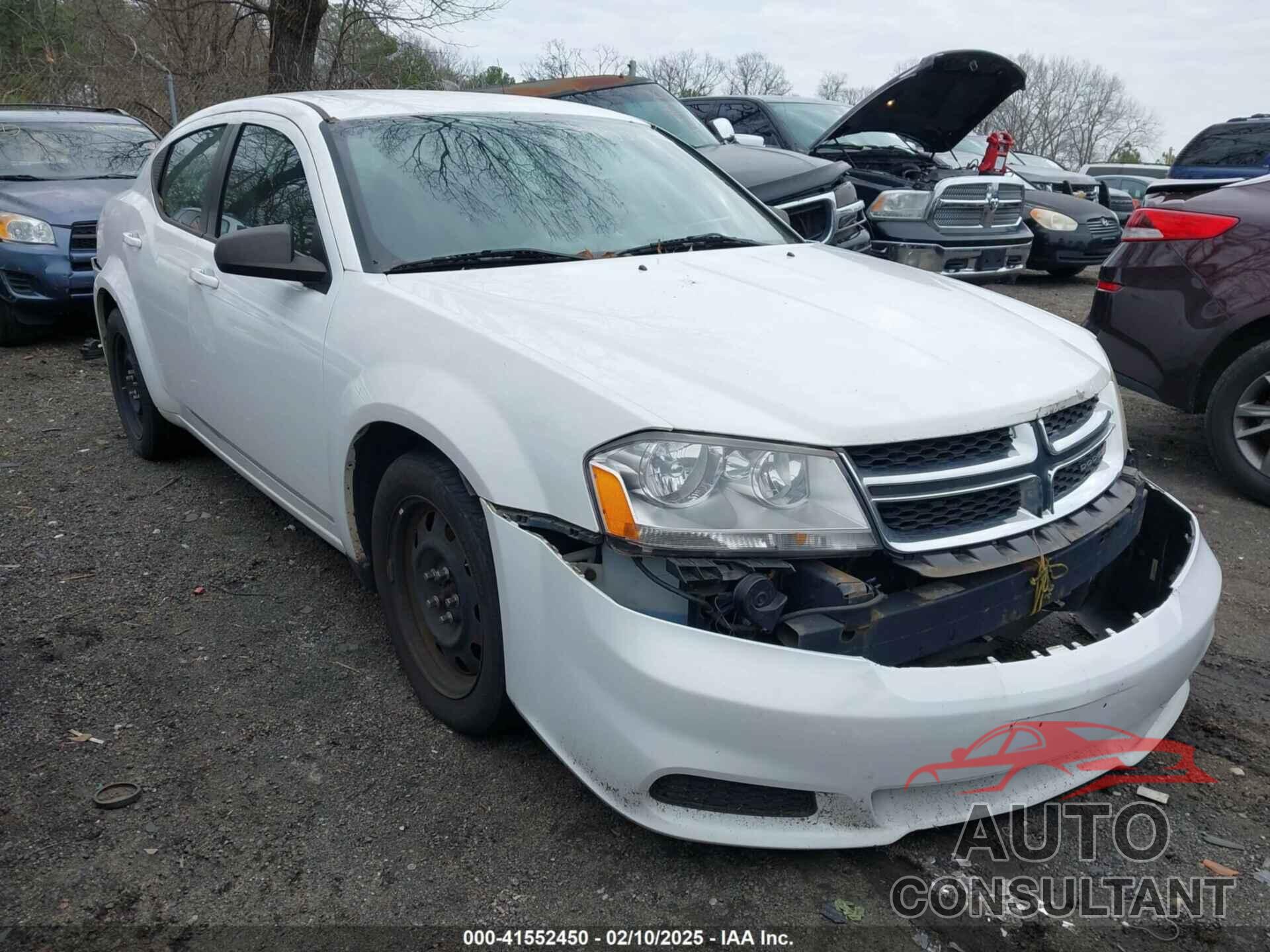 DODGE AVENGER 2013 - 1C3CDZAB7DN693295
