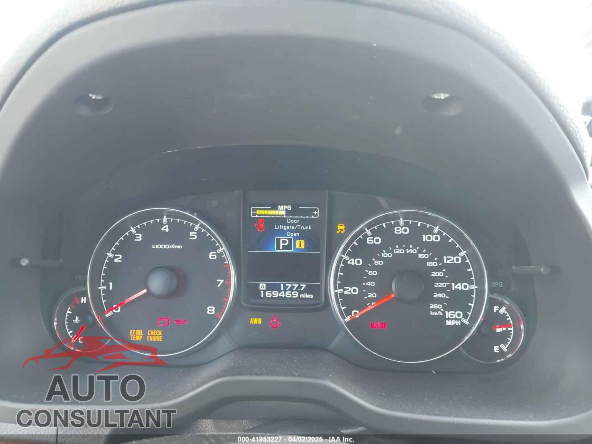 SUBARU OUTBACK 2014 - 4S4BRDMC8E2228541