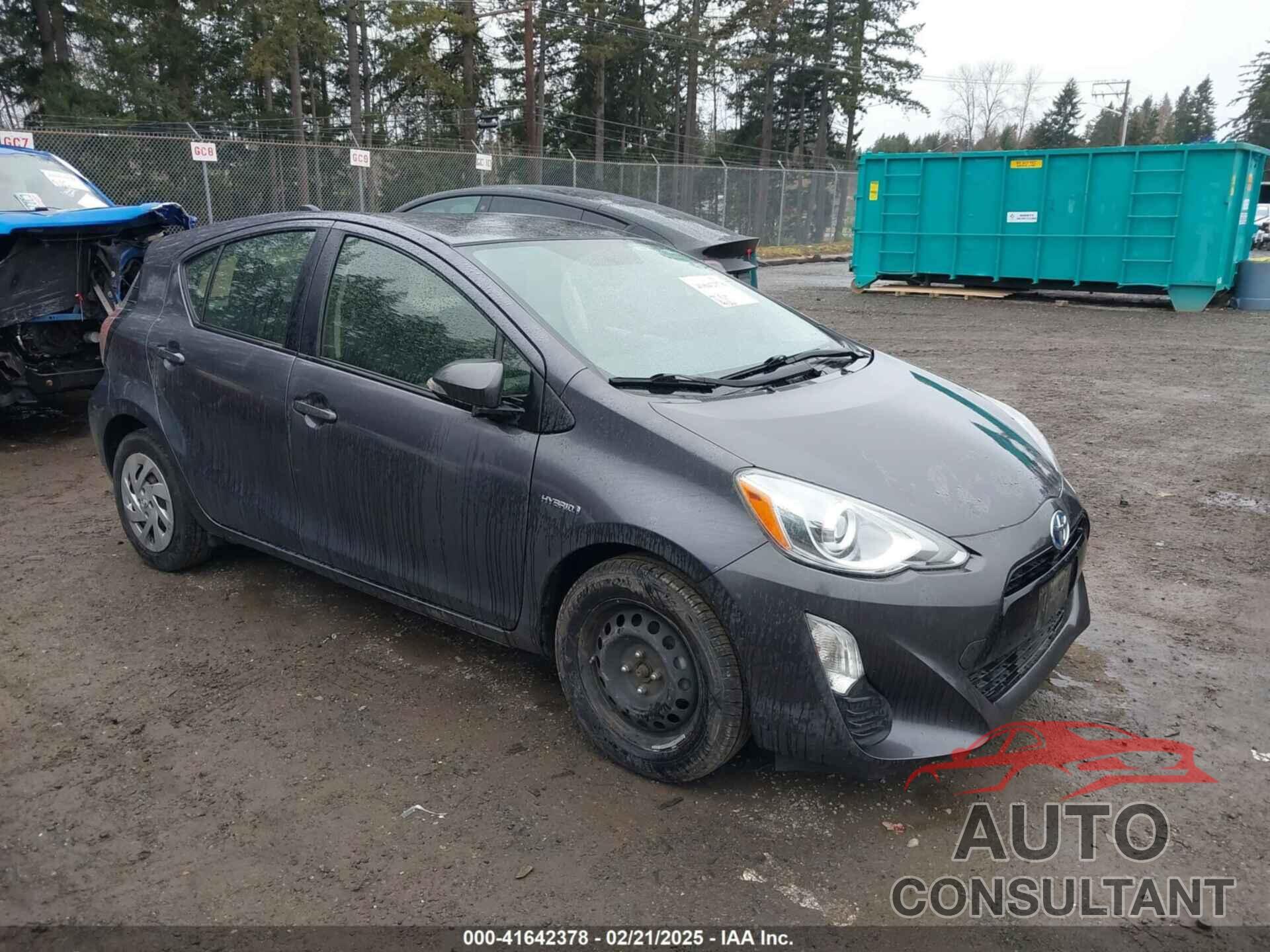 TOYOTA PRIUS C 2016 - JTDKDTB30G1123274