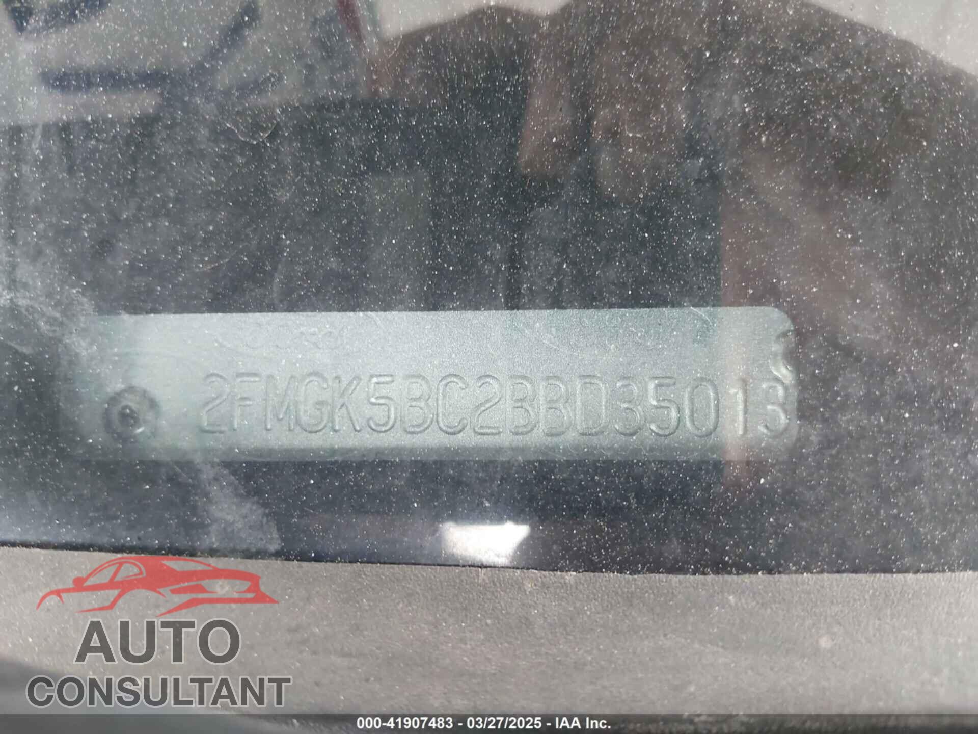 FORD FLEX 2011 - 2FMGK5BC2BBD35013