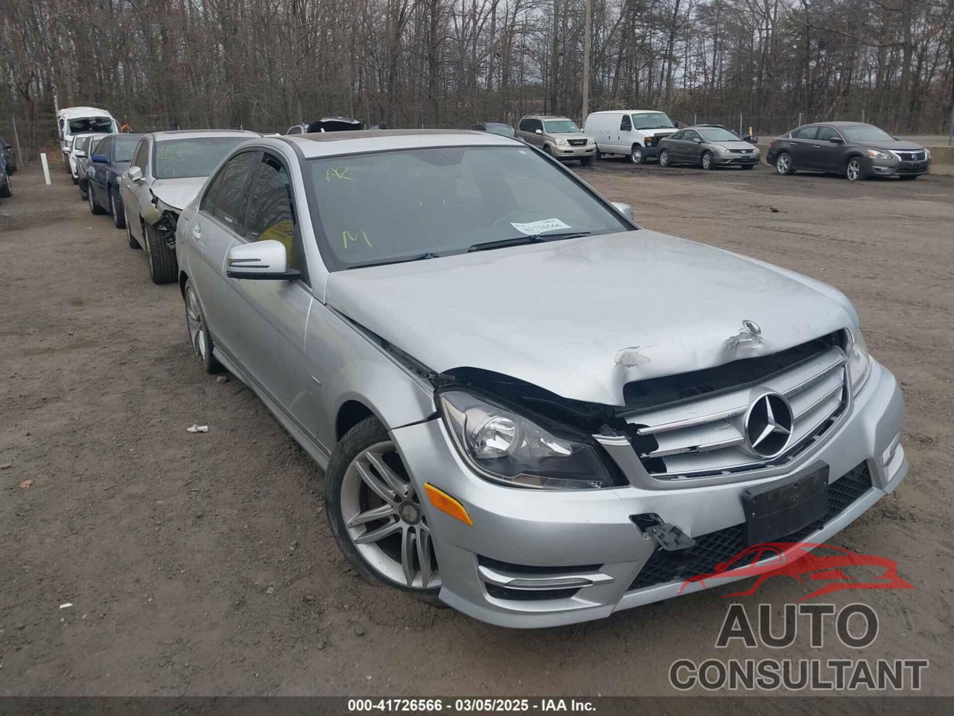 MERCEDES-BENZ C 250 2012 - WDDGF4HB6CR219898