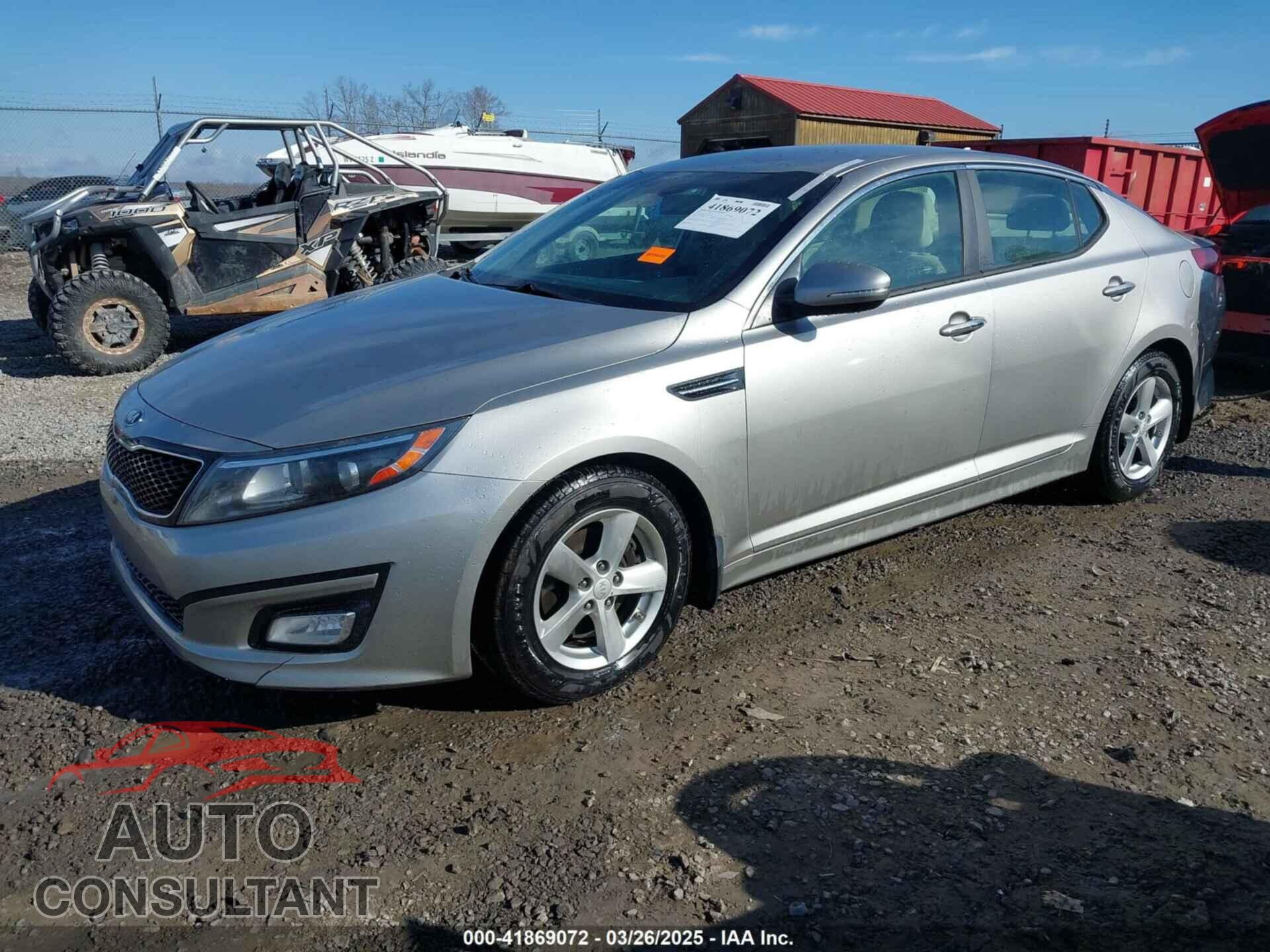 KIA OPTIMA 2015 - KNAGM4A72F5571603