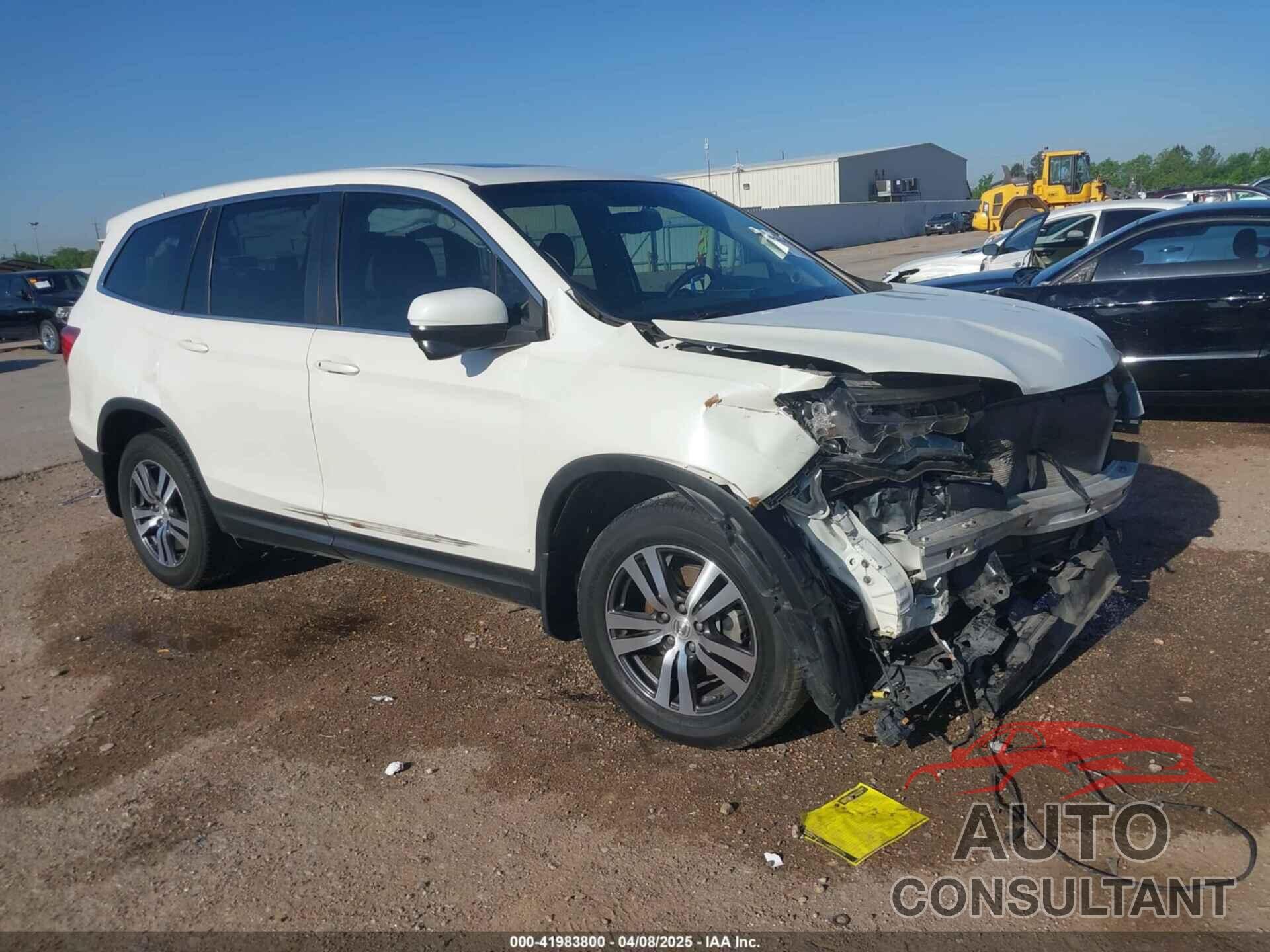 HONDA PILOT 2017 - 5FNYF5H89HB018518