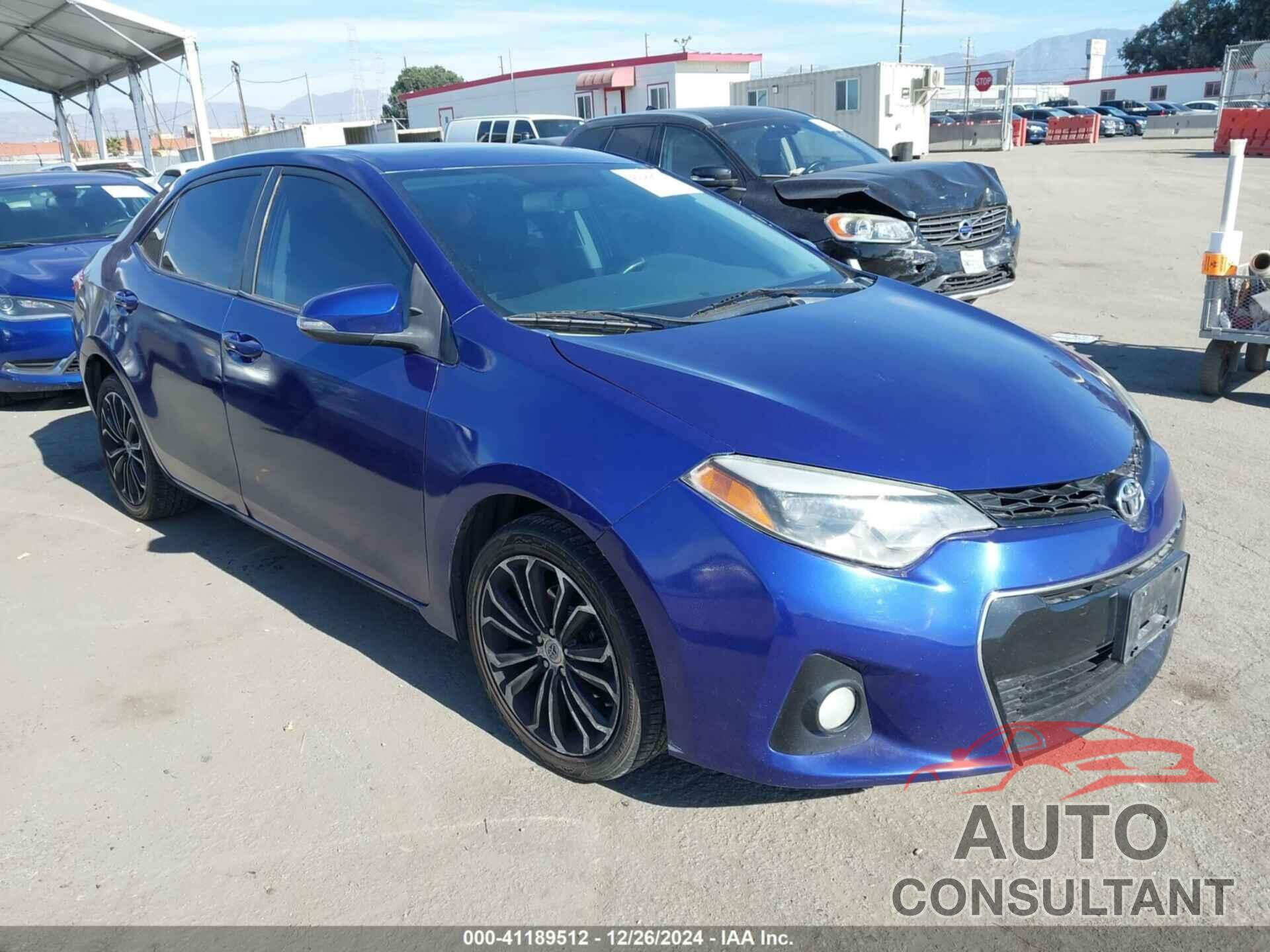 TOYOTA COROLLA 2014 - 5YFBURHE5EP006438
