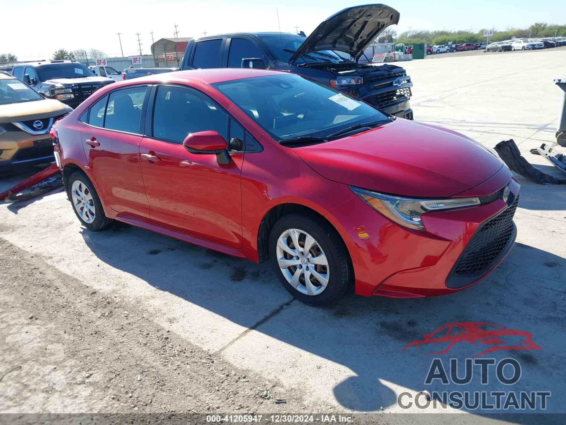 TOYOTA COROLLA 2020 - JTDEPRAE4LJ042993