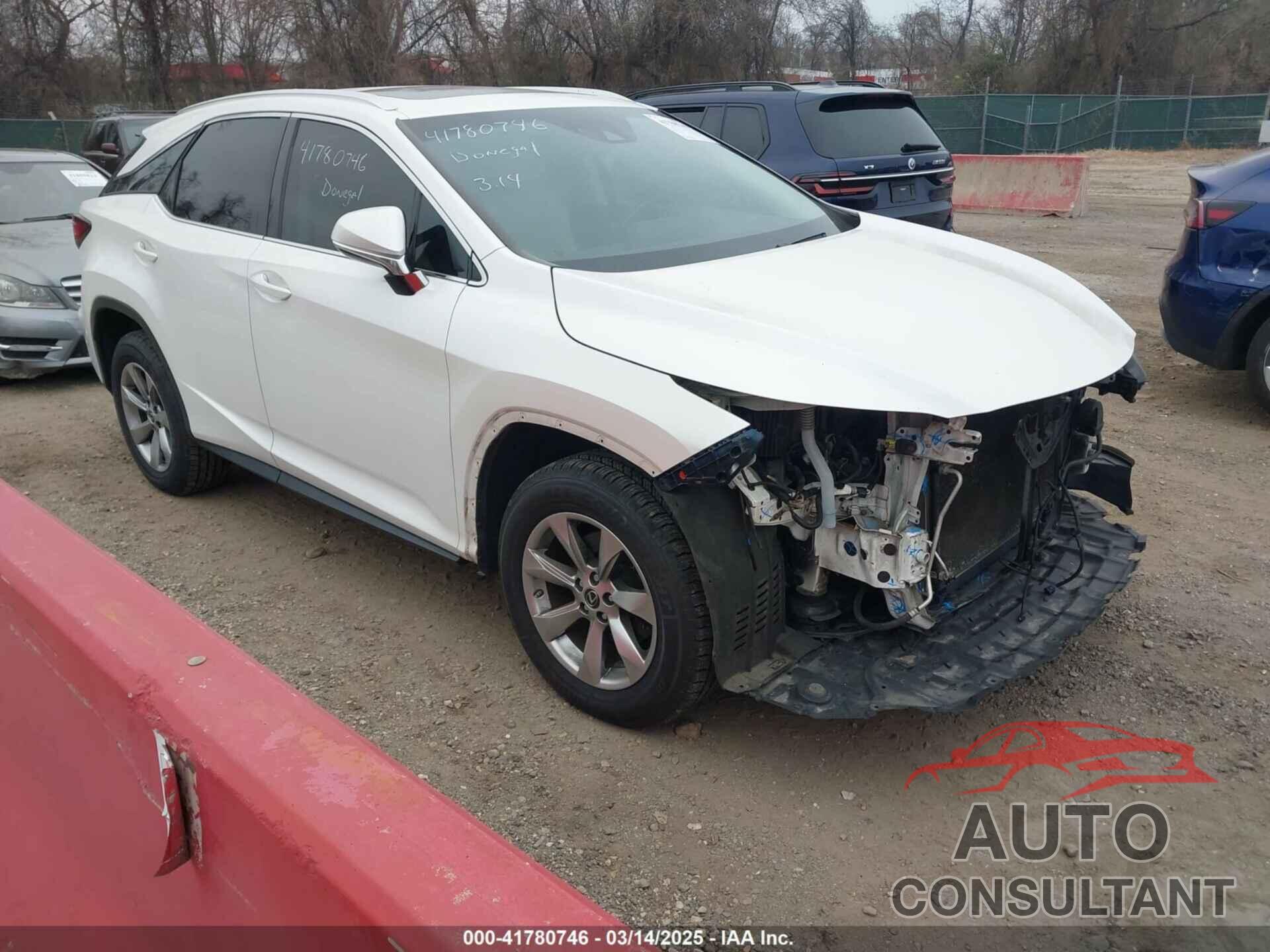 LEXUS RX 350 2019 - 2T2BZMCA9KC203936
