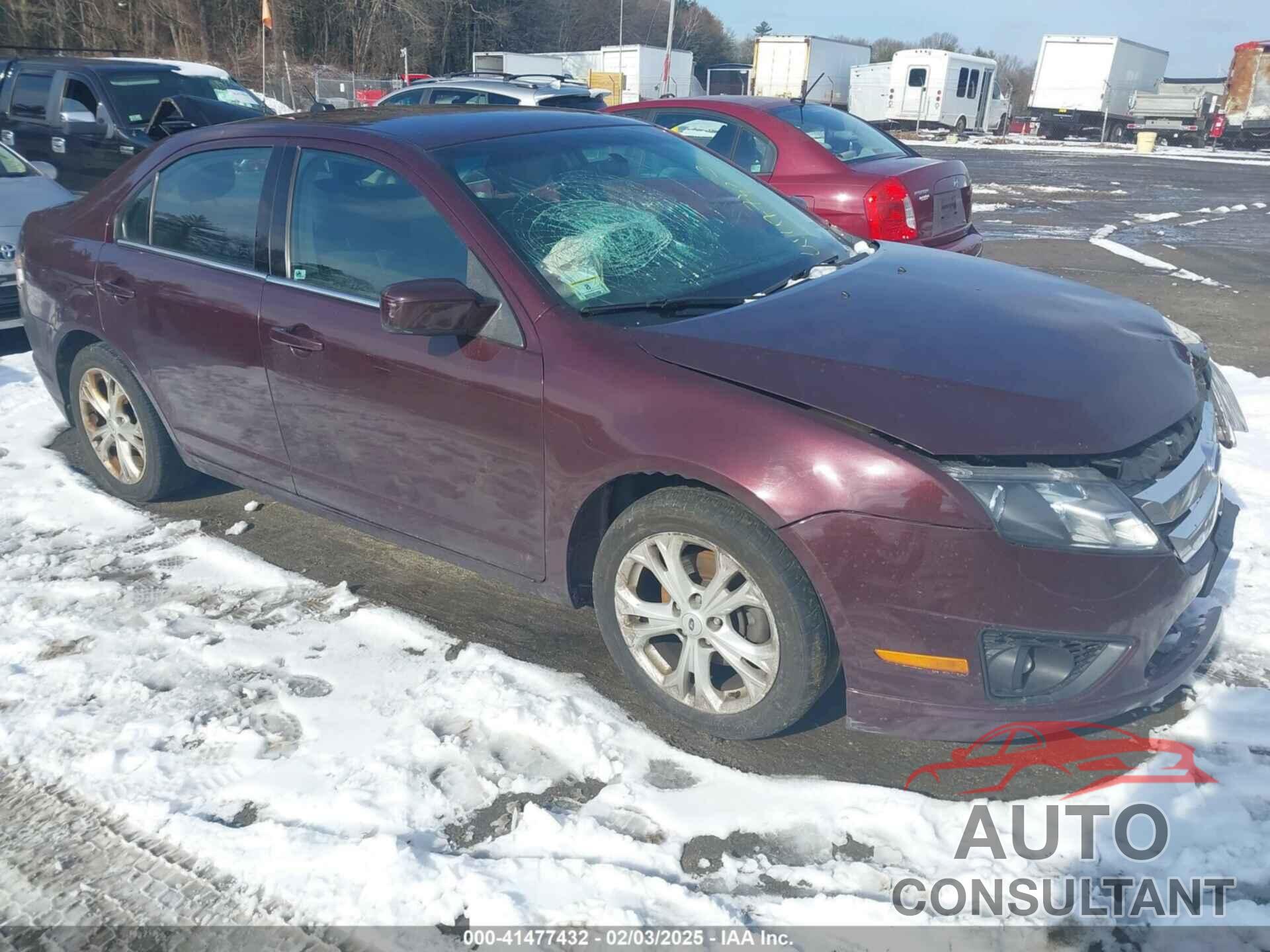 FORD FUSION 2012 - 3FAHP0HA2CR252998