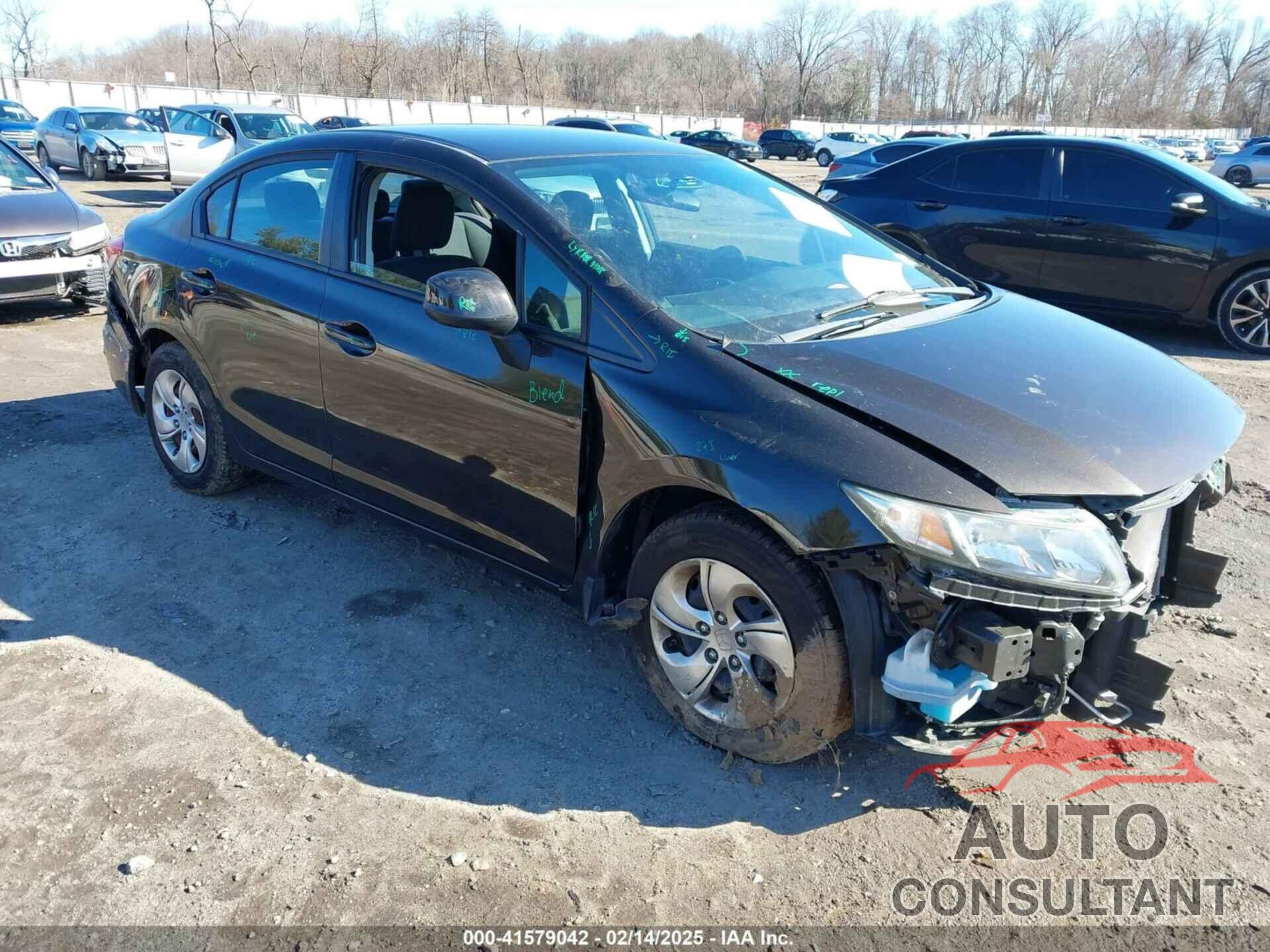 HONDA CIVIC 2013 - 2HGFB2F5XDH513908