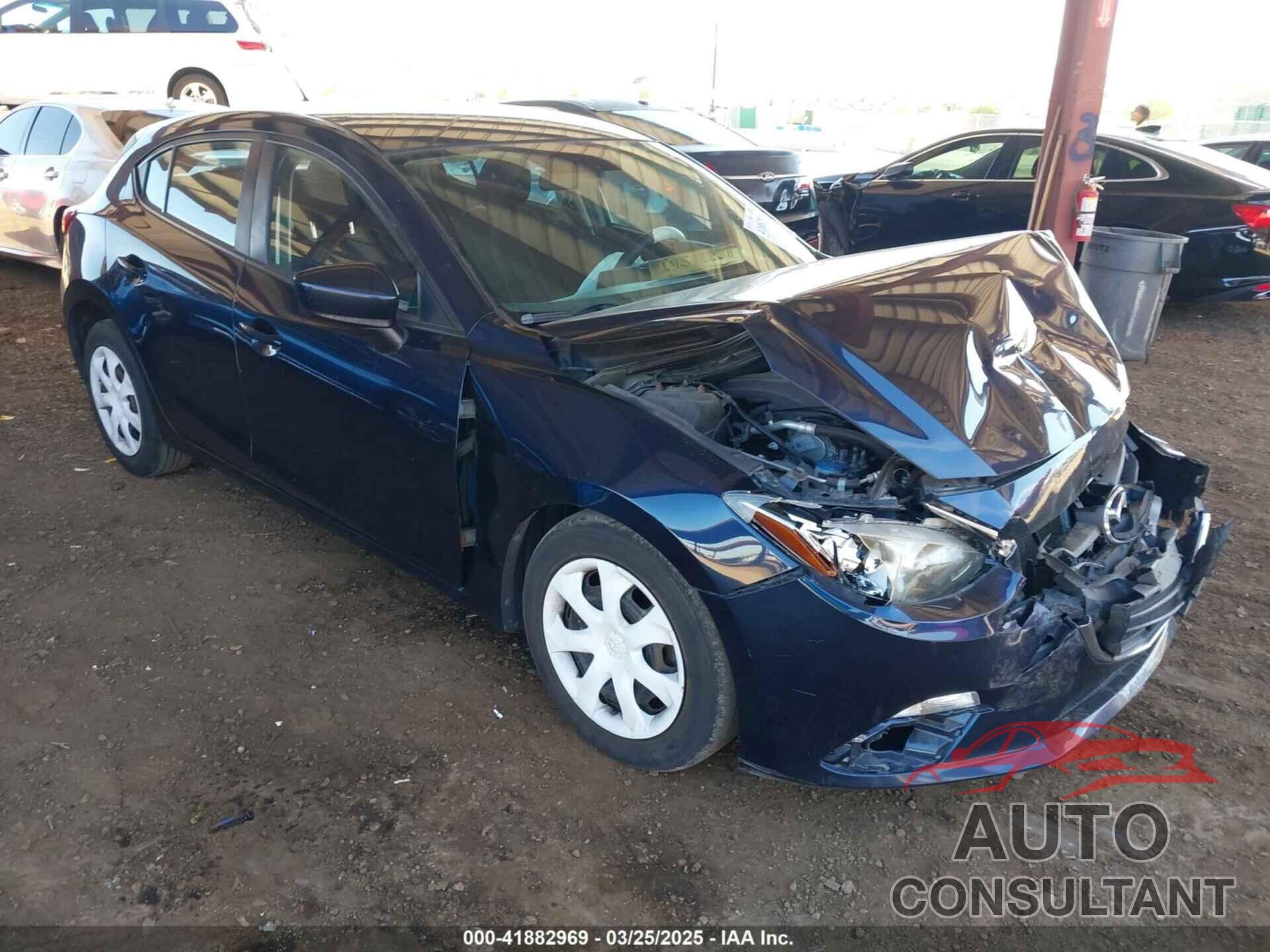 MAZDA MAZDA3 2014 - JM1BM1K75E1189548