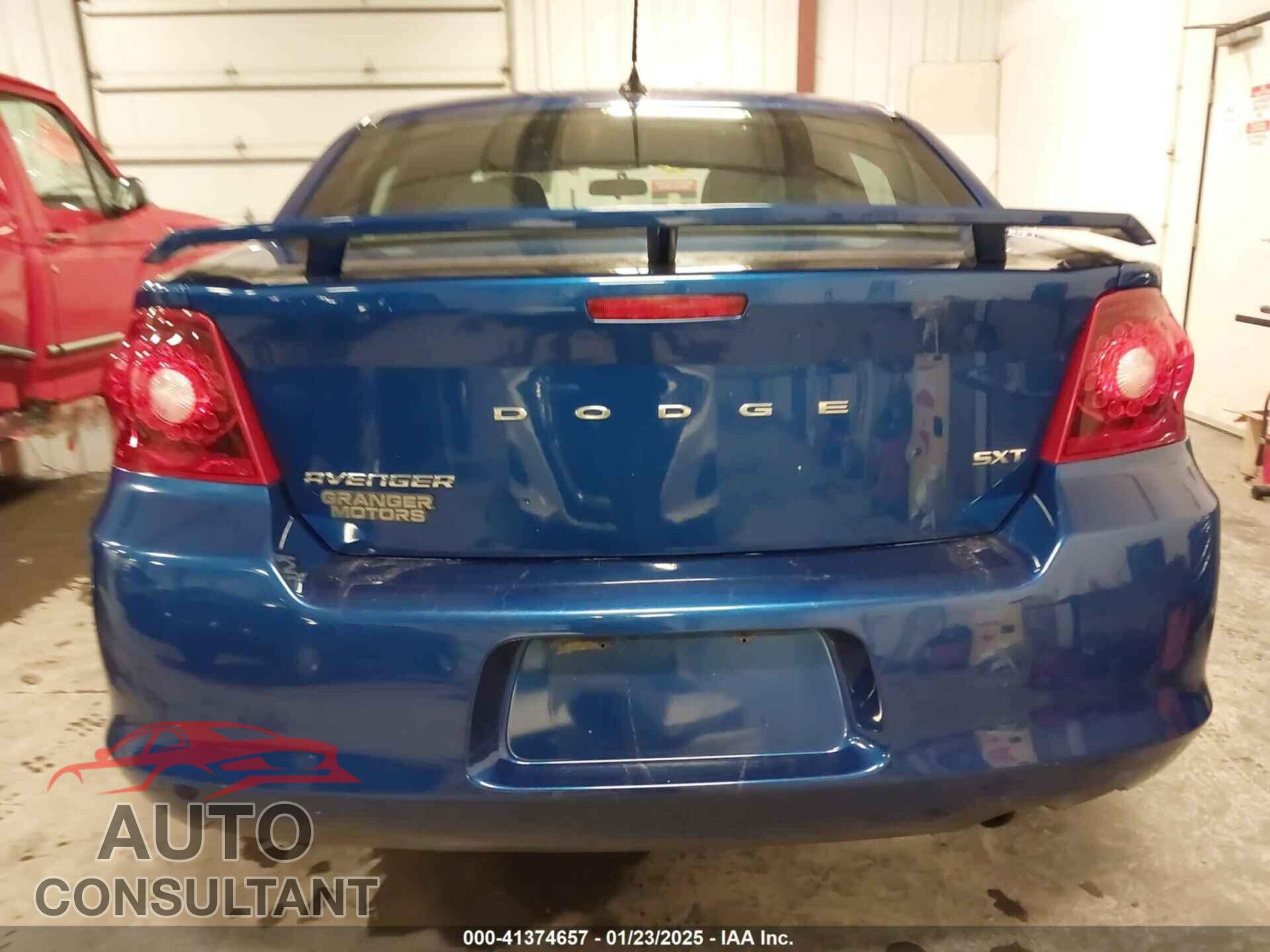 DODGE AVENGER 2012 - 1C3CDZCB3CN311629