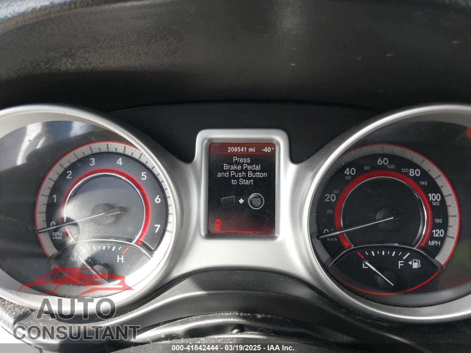 DODGE JOURNEY 2014 - 3C4PDCBB5ET104349