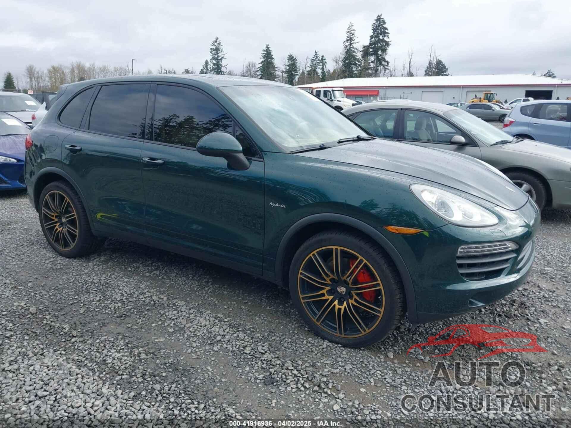 PORSCHE CAYENNE HYBRID 2012 - WP1AE2A20CLA92813