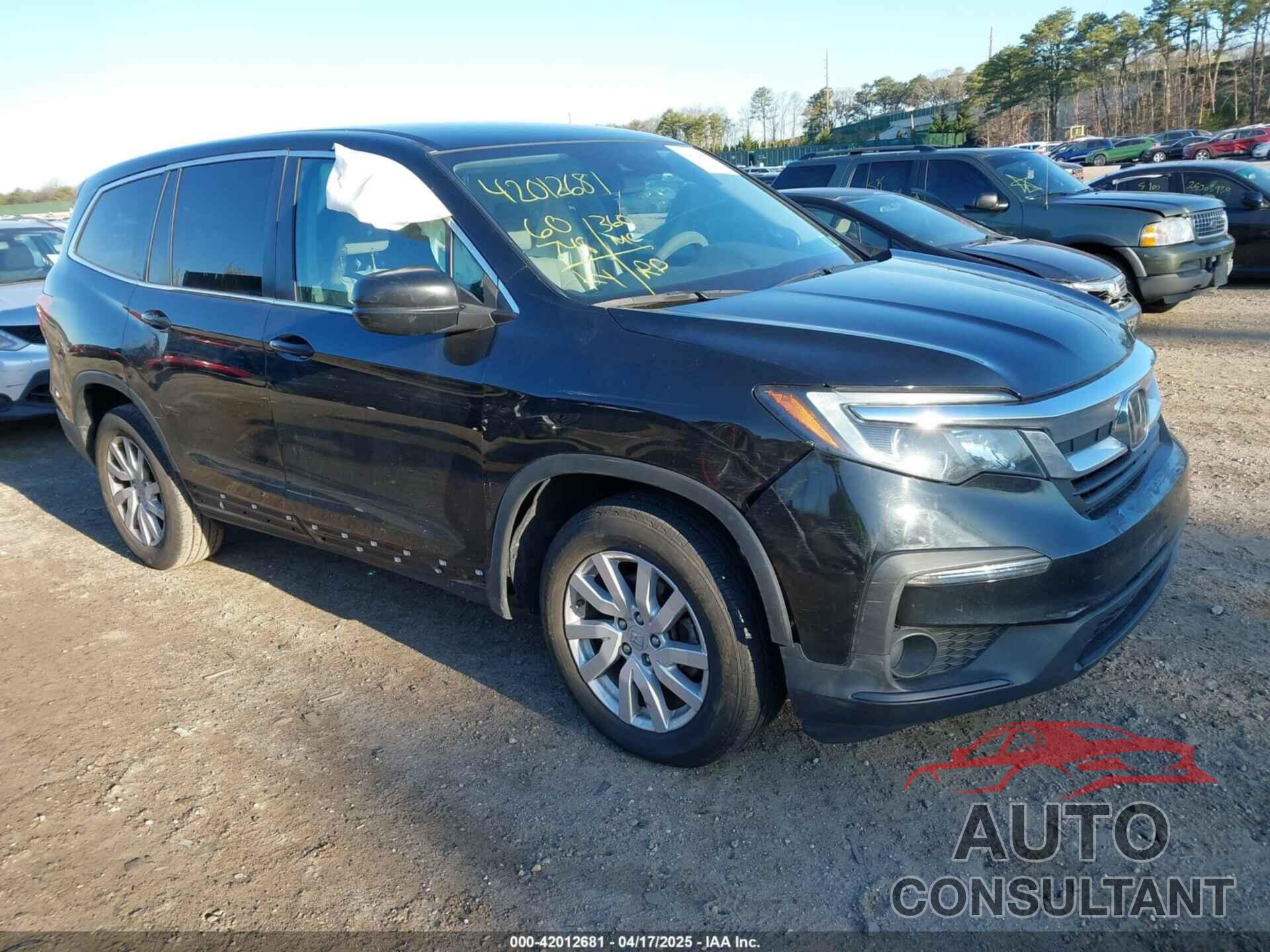 HONDA PILOT 2019 - 5FNYF6H19KB081456