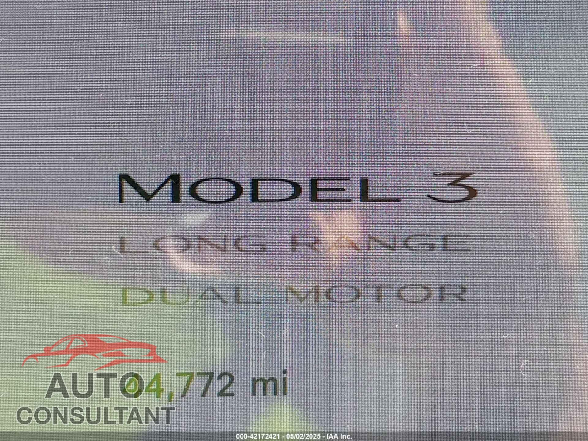 TESLA MODEL 3 2022 - 5YJ3E1EB6NF110719