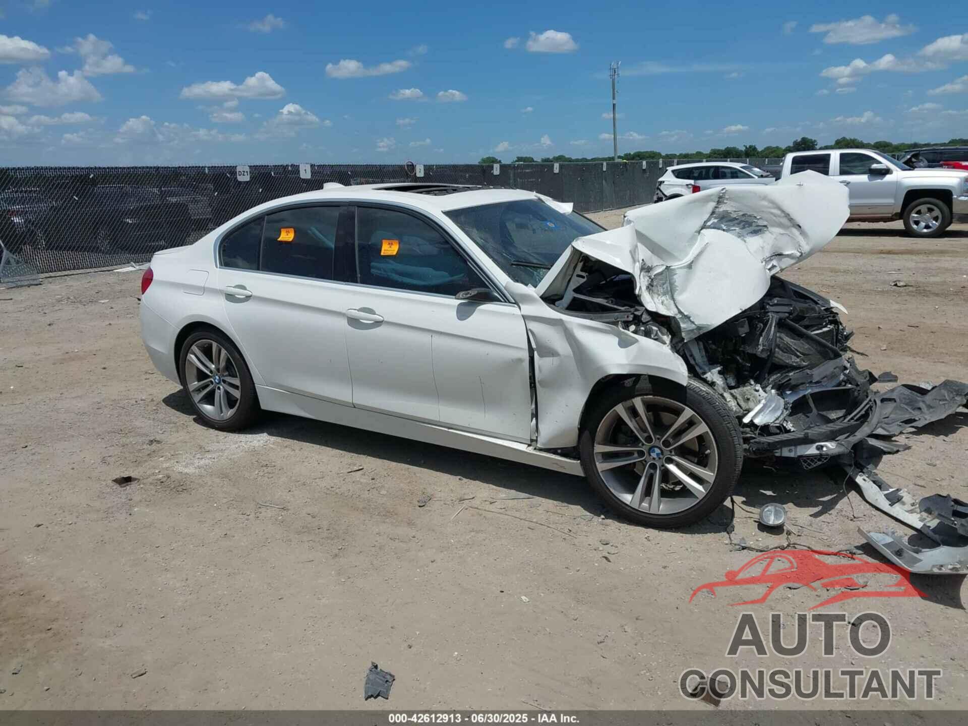 BMW 330I 2017 - WBA8B9G37HNU54775